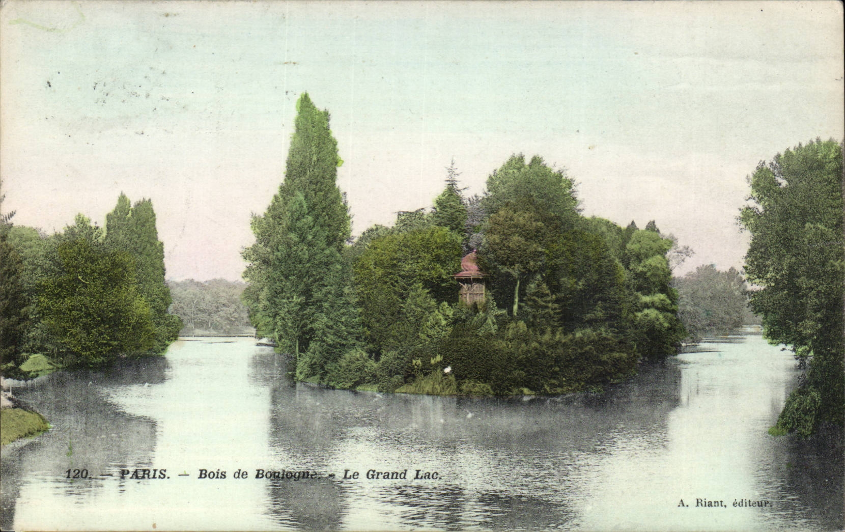 Paris 16 - Bois de Boulogne - Le Grand Lac CPA