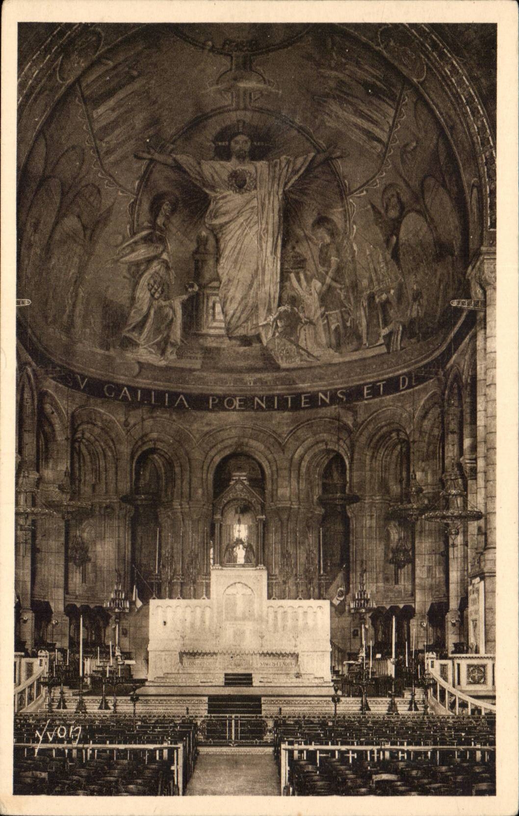 Paris 18 - Sacre Coeur - Interieur - Le Choeur CPA