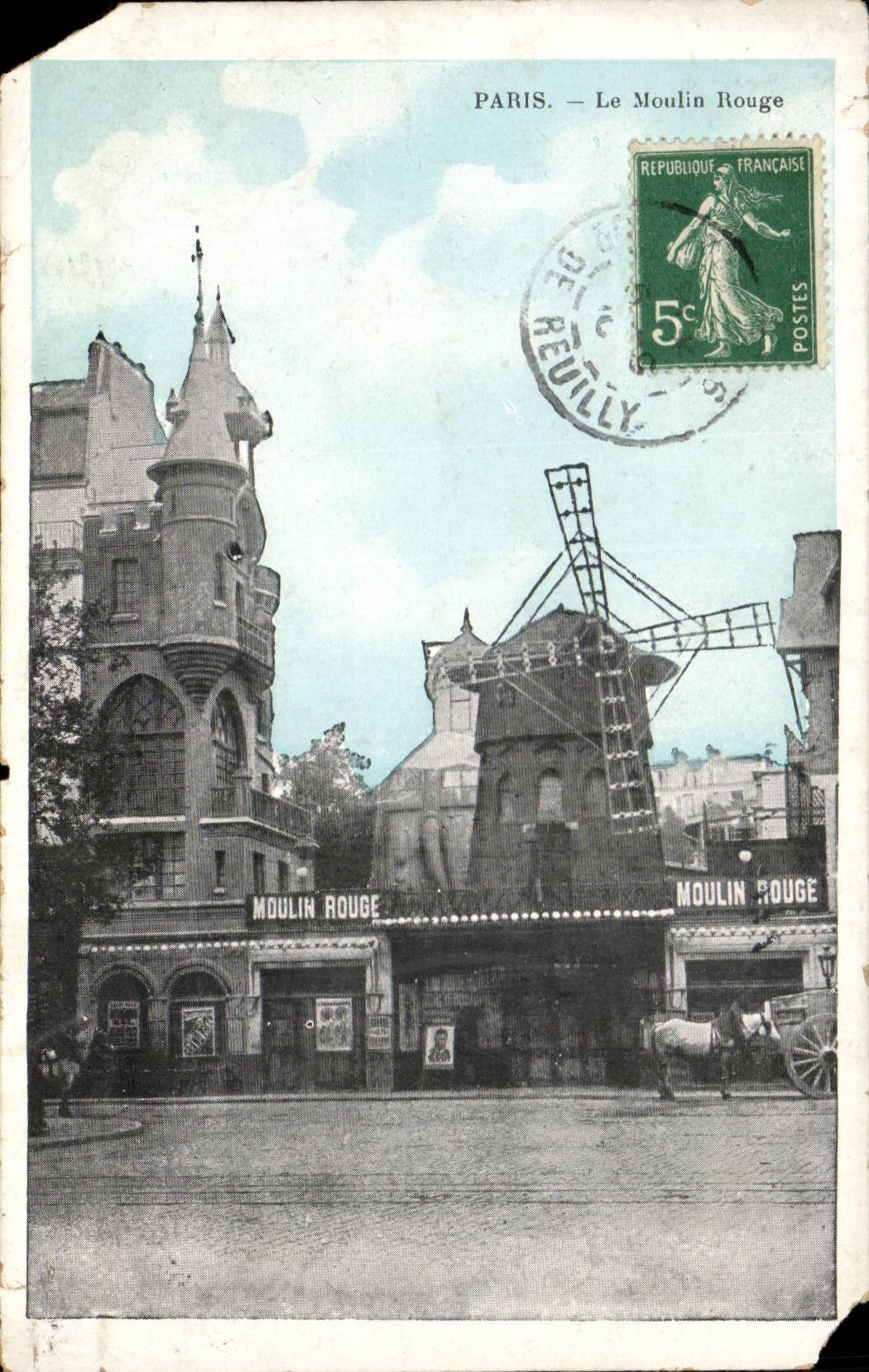 Paris 18 - Moulin Rouge - Windmill CPA