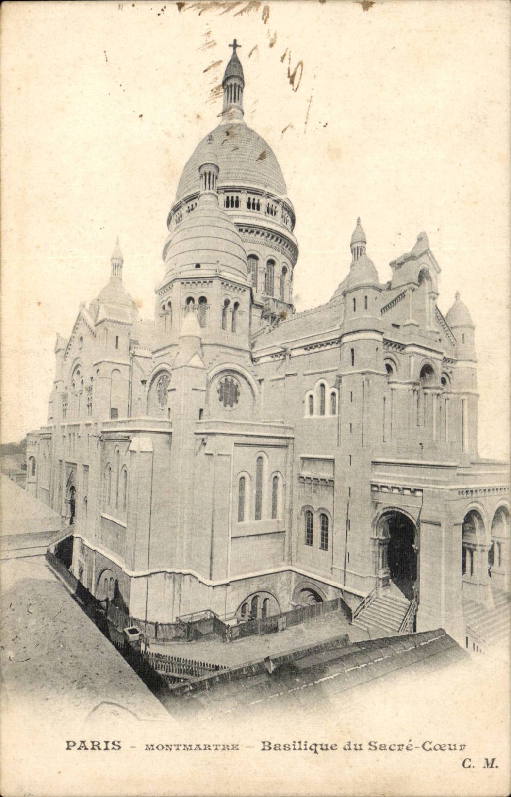 Paris 18 - Montmartre - Basilique du Sacre Coeur CPA