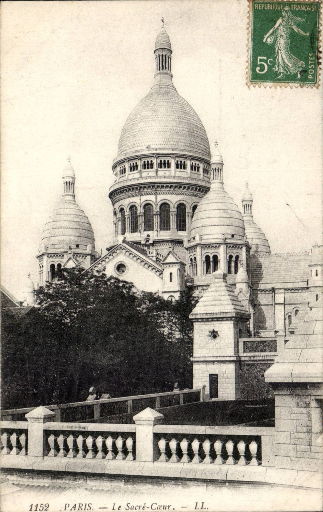 Paris 18 - Montmartre - Basilique du Sacre Coeur CPA