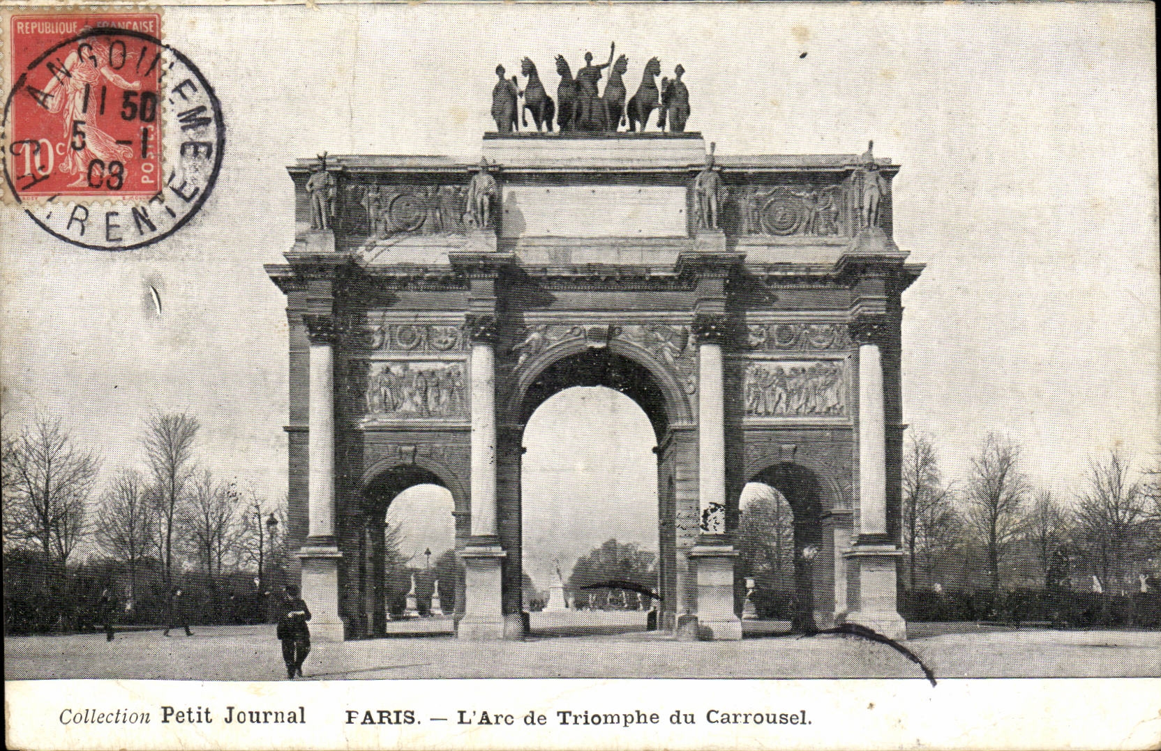 Paris 1 - L'Arc de Triomphe du Carrousel CPA 