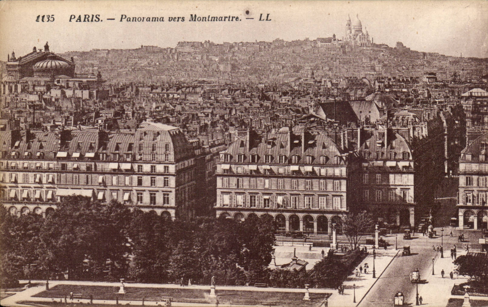 Paris 18 - Panorama vers Montmartre - CPA