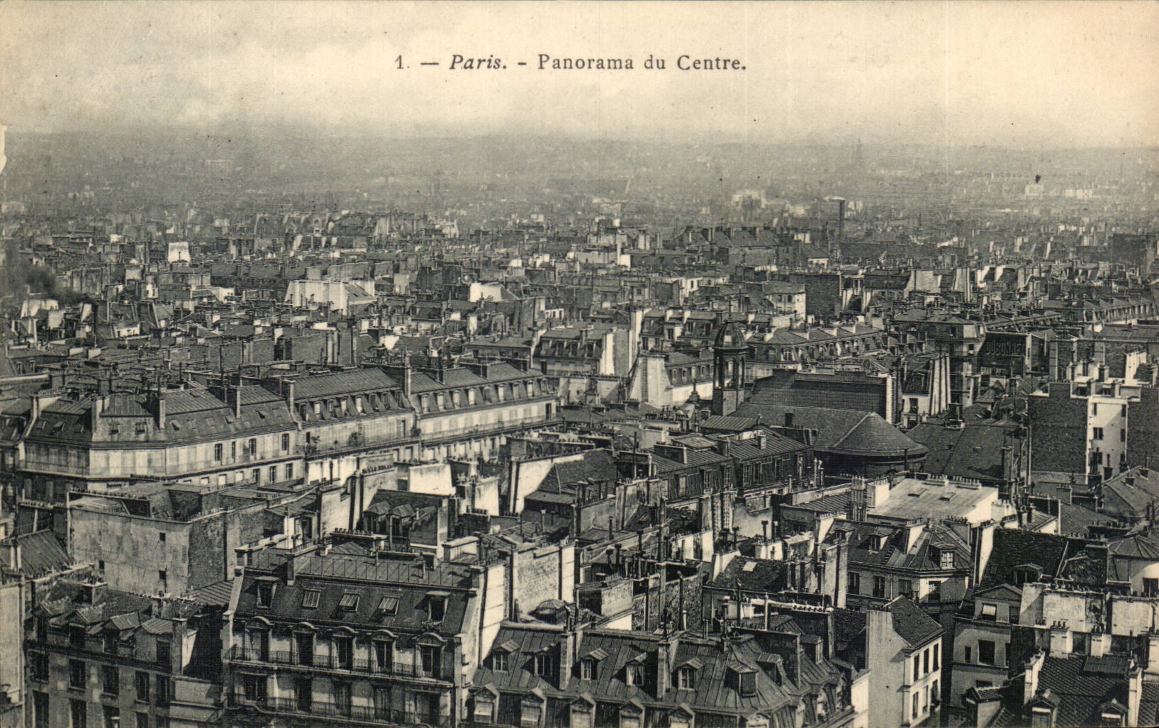Paris - 1 - Panorama du Centre - CPA