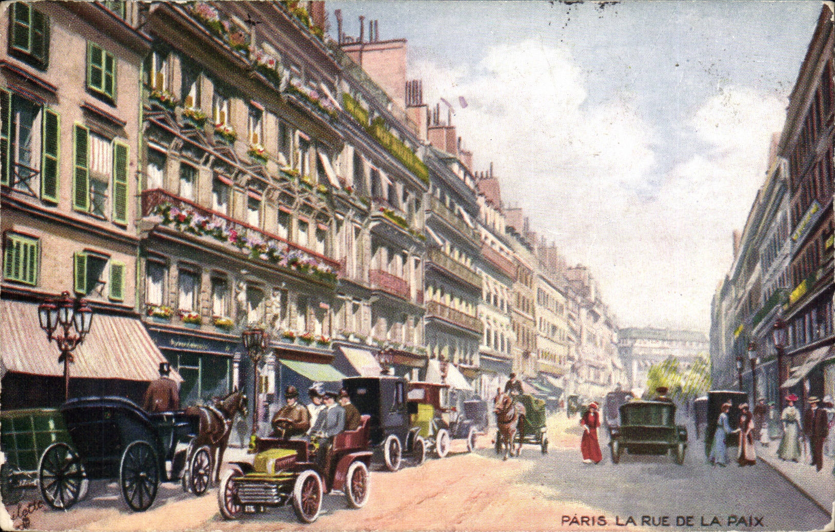 Paris - 2 - Street of Peace - CPA