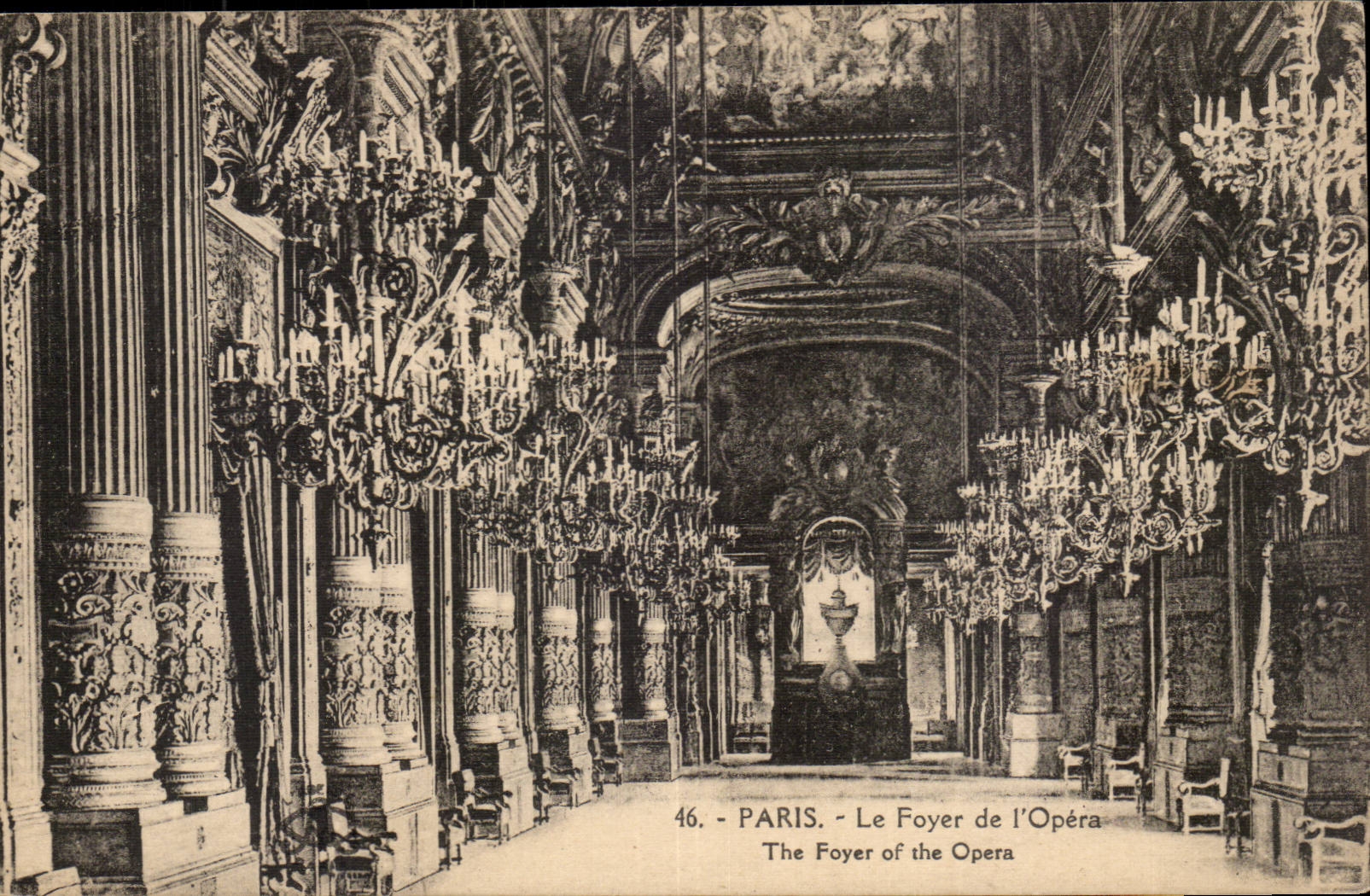 Paris - 9 - L'Opera - Le Foyer - CPA 