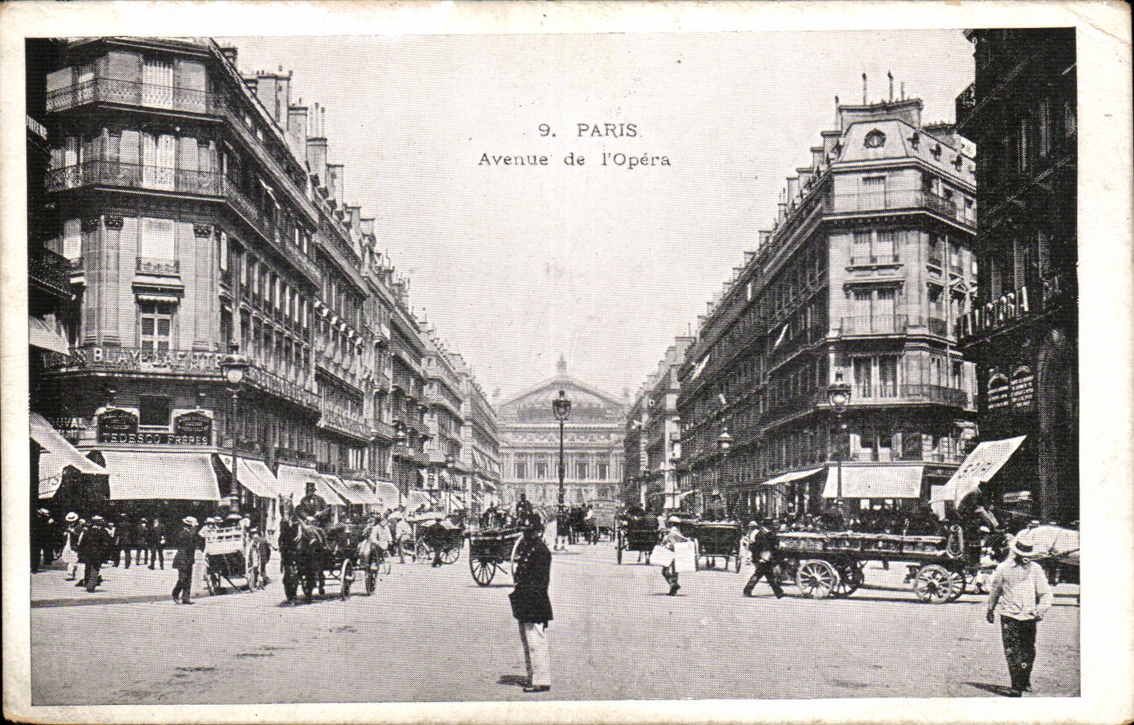Paris - 9 - Avenue de l'Opera CPA 
