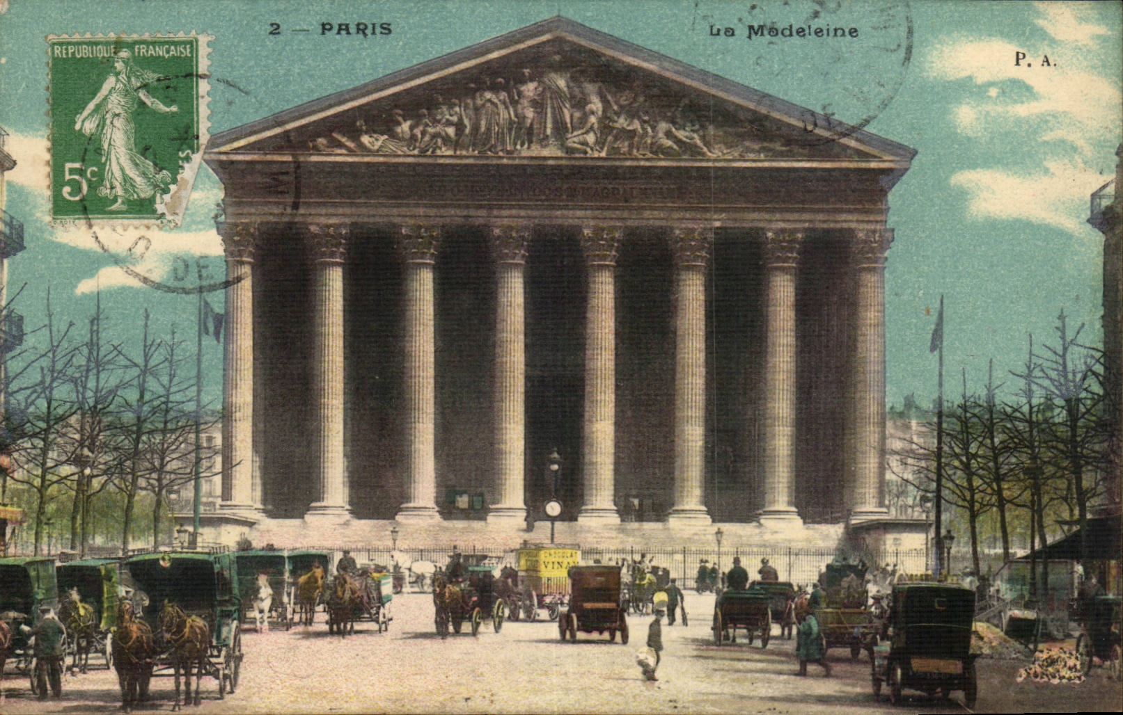 Paris - 8 Madeleine CPA