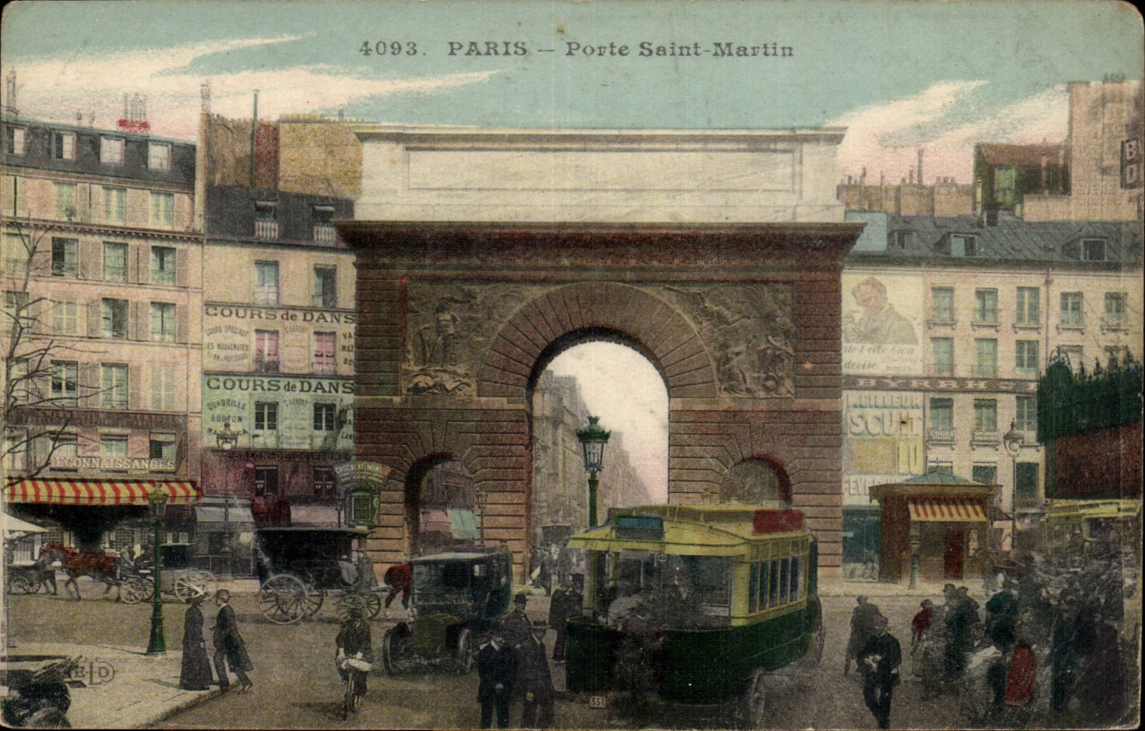 Paris 10 Gate Saint Martin - CPA