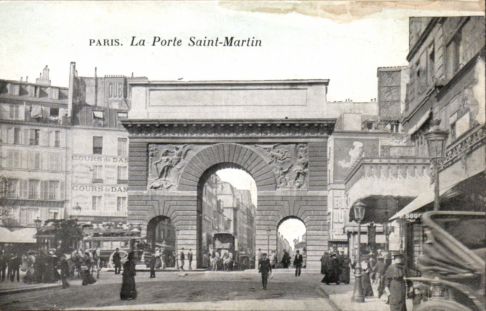 Paris 10 Gate Saint Martin - CPA