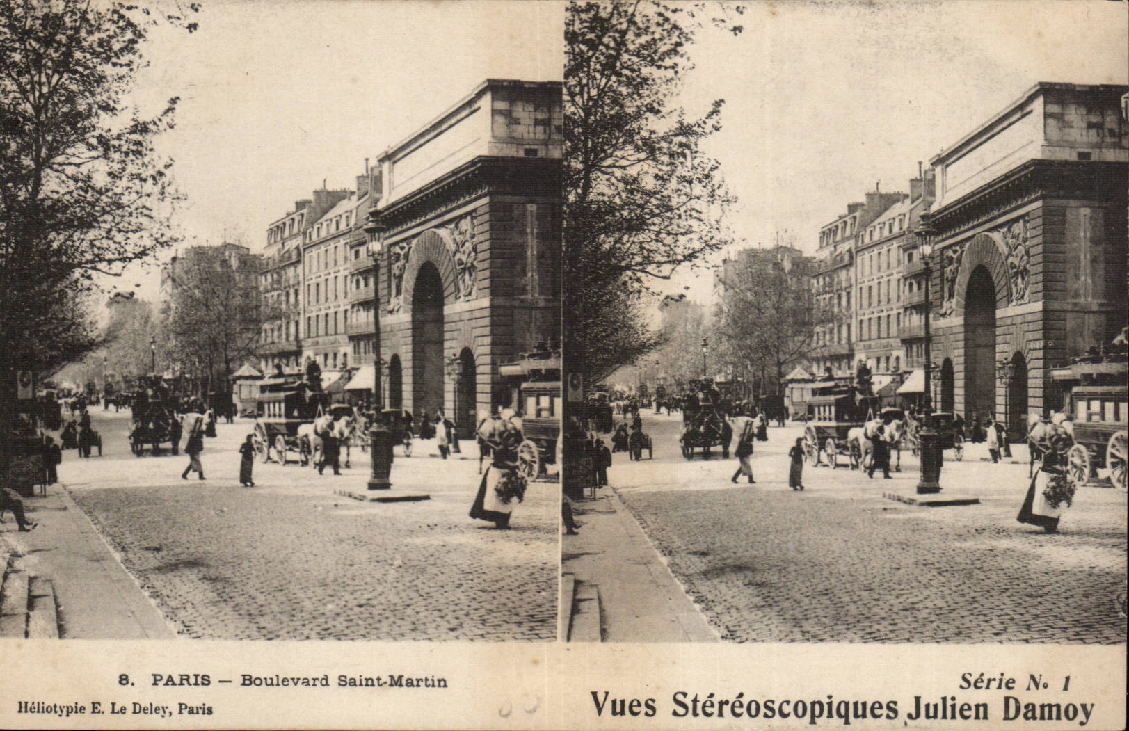 Paris 10 Stereoscopic Sights Gate Saint Martin - CPA