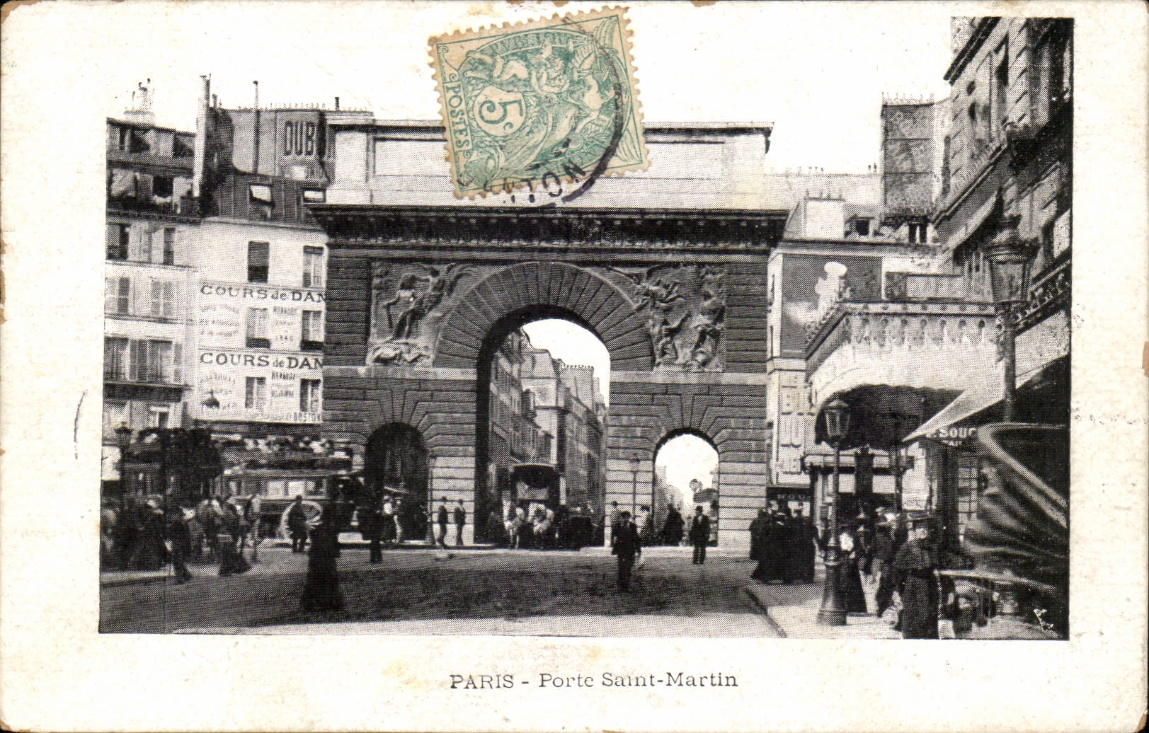 Paris 10 Gate Saint Martin - CPA