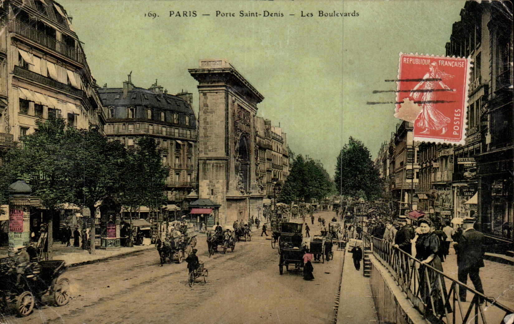 Paris 10 - The Boulevard Saint Denis - CPA