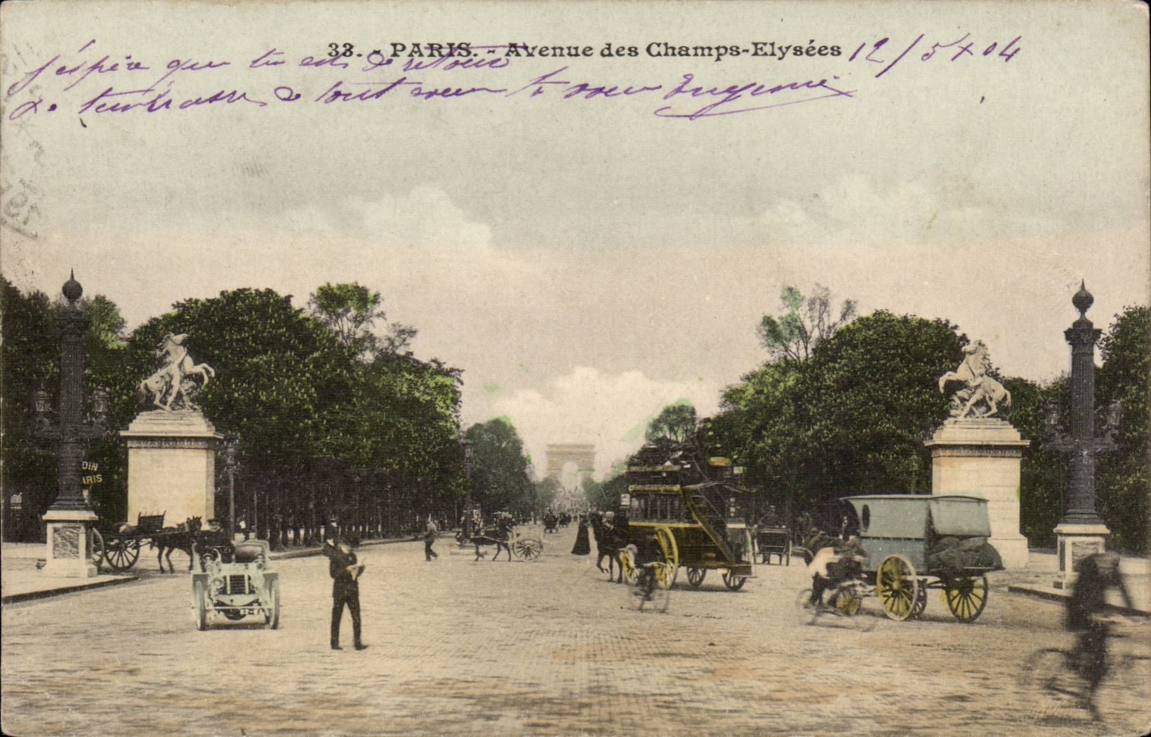 Paris 8 - Avenue of the Champs Elysees - CPA