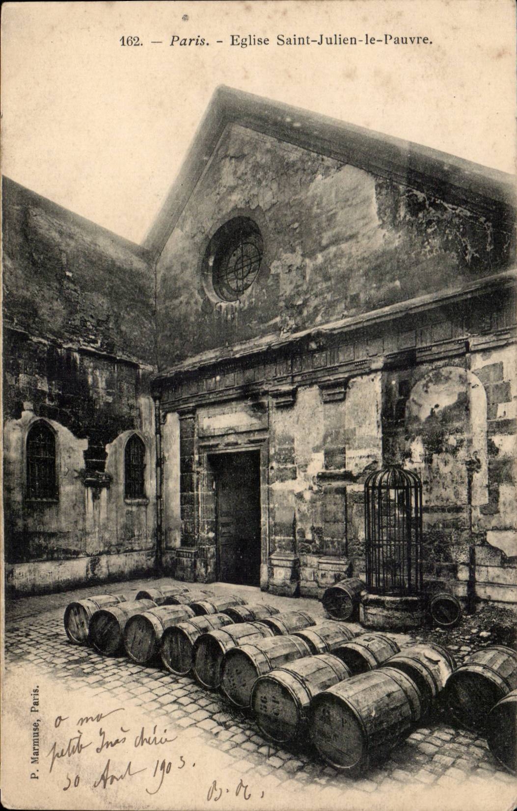 Paris - 5 Church Saint Julien the Poor one - CPA