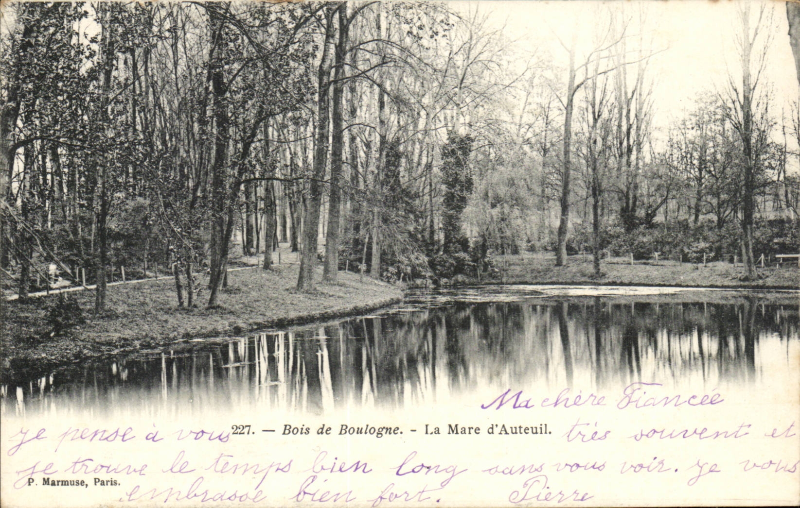 Paris 16 - Bois de Boulogne - Mare d'Auteuil - CPA