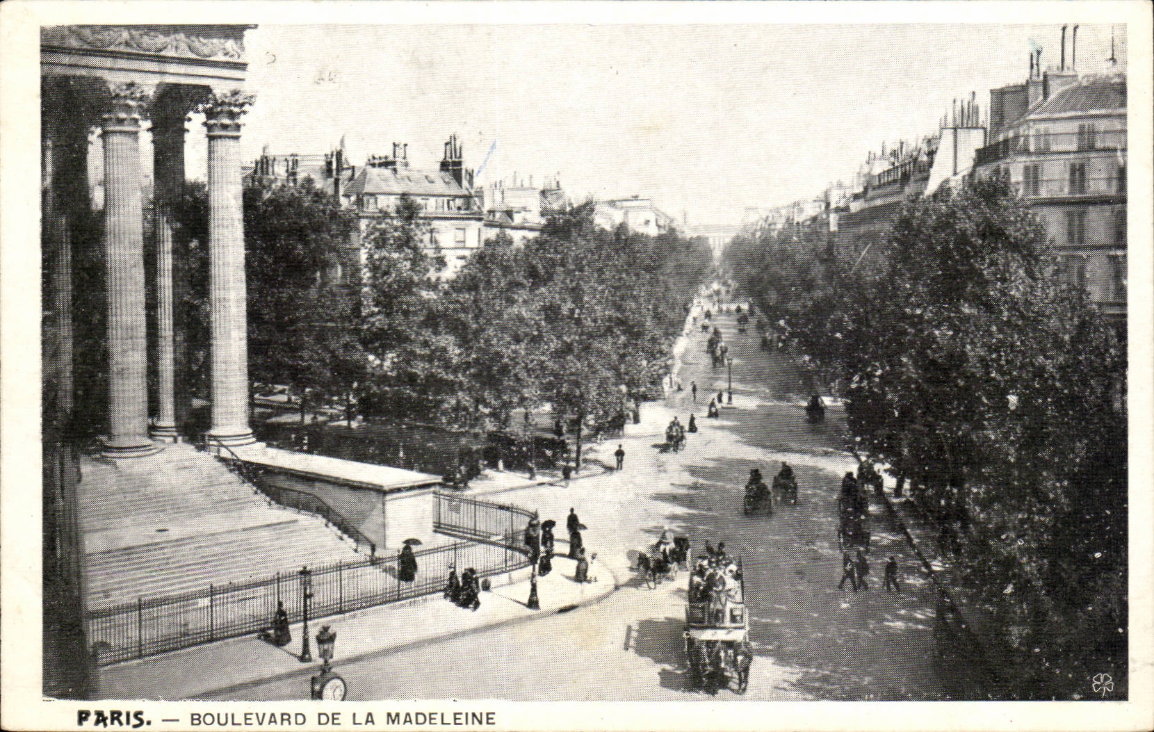 Paris 8 - Boulevard of Madeleine CPA