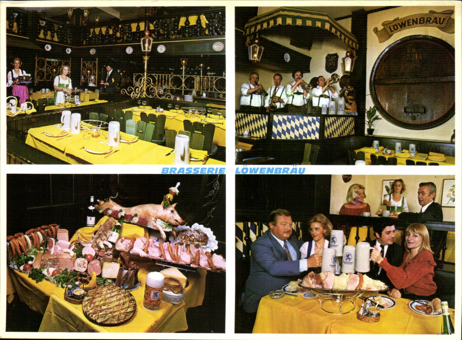 Paris MODERN CARD Brewery Lowenbrau P Rath House of succulent the sauerkrauts Avenue of the fields Elysees Queen Bavaria Beers