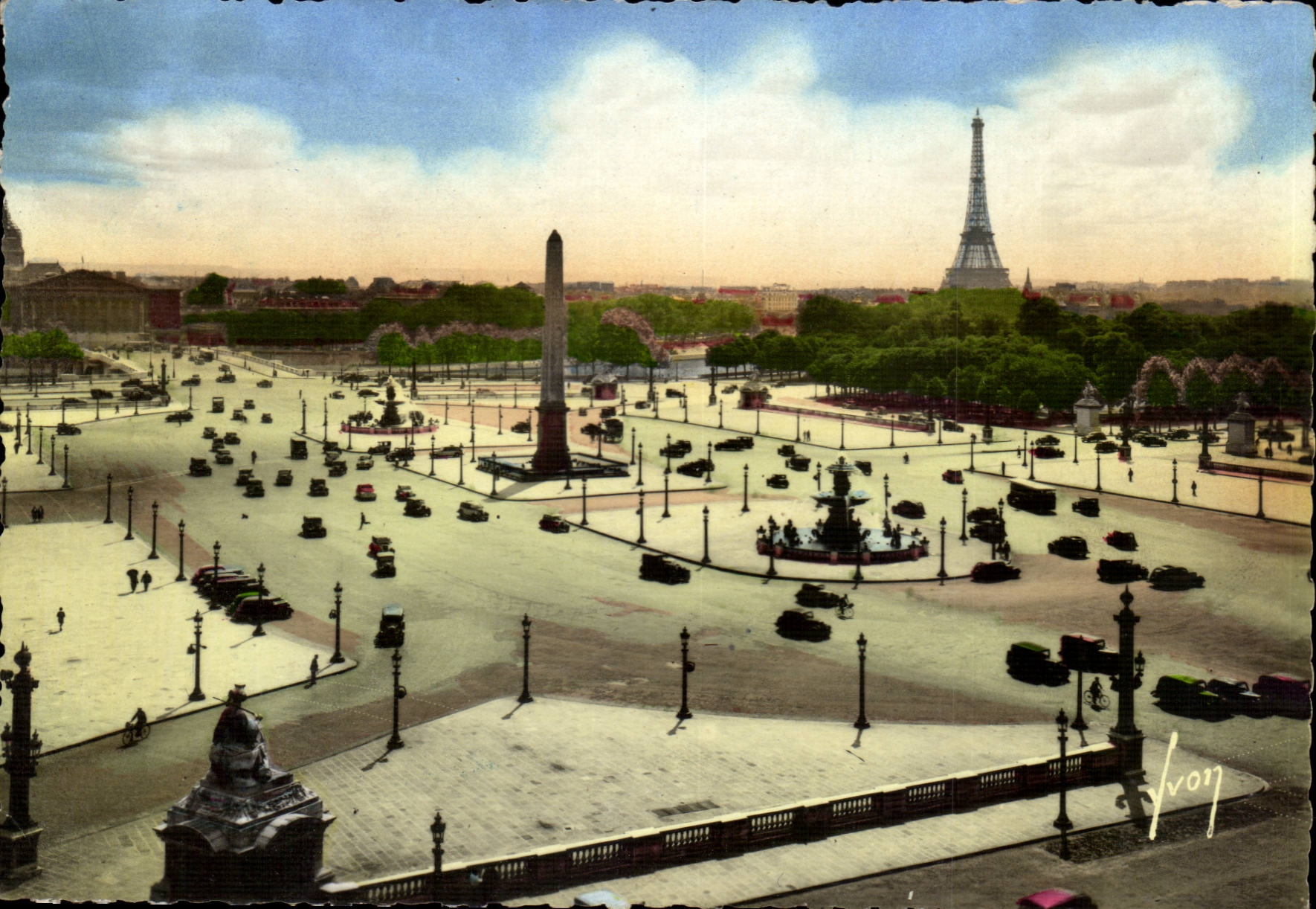Paris CPM Place de la Concorde