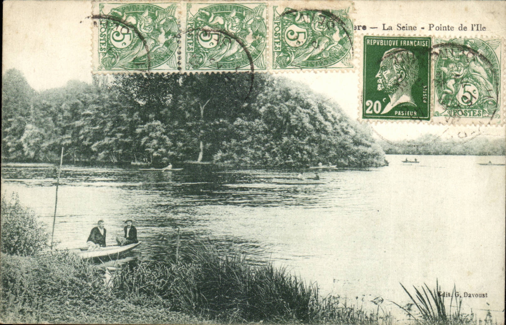 Paris - La Seine - Pointe de l'Ile - CPA