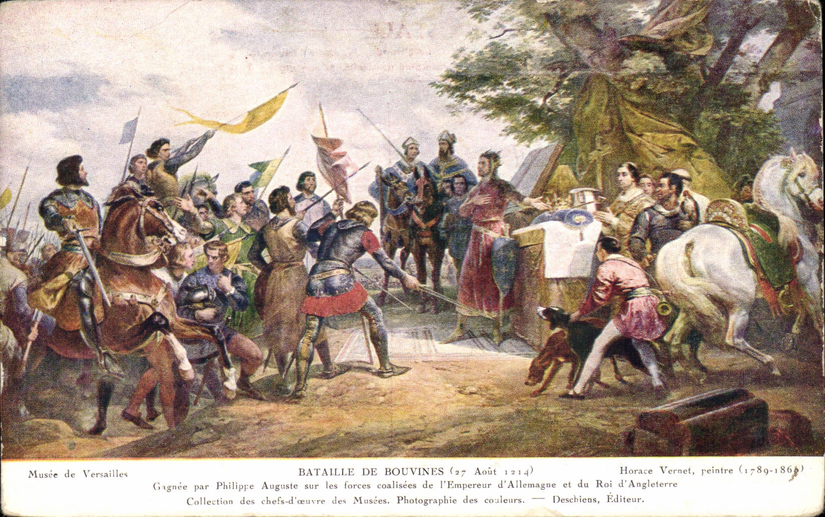 Versailles - the Museum - Battle of Bouvines - CPA