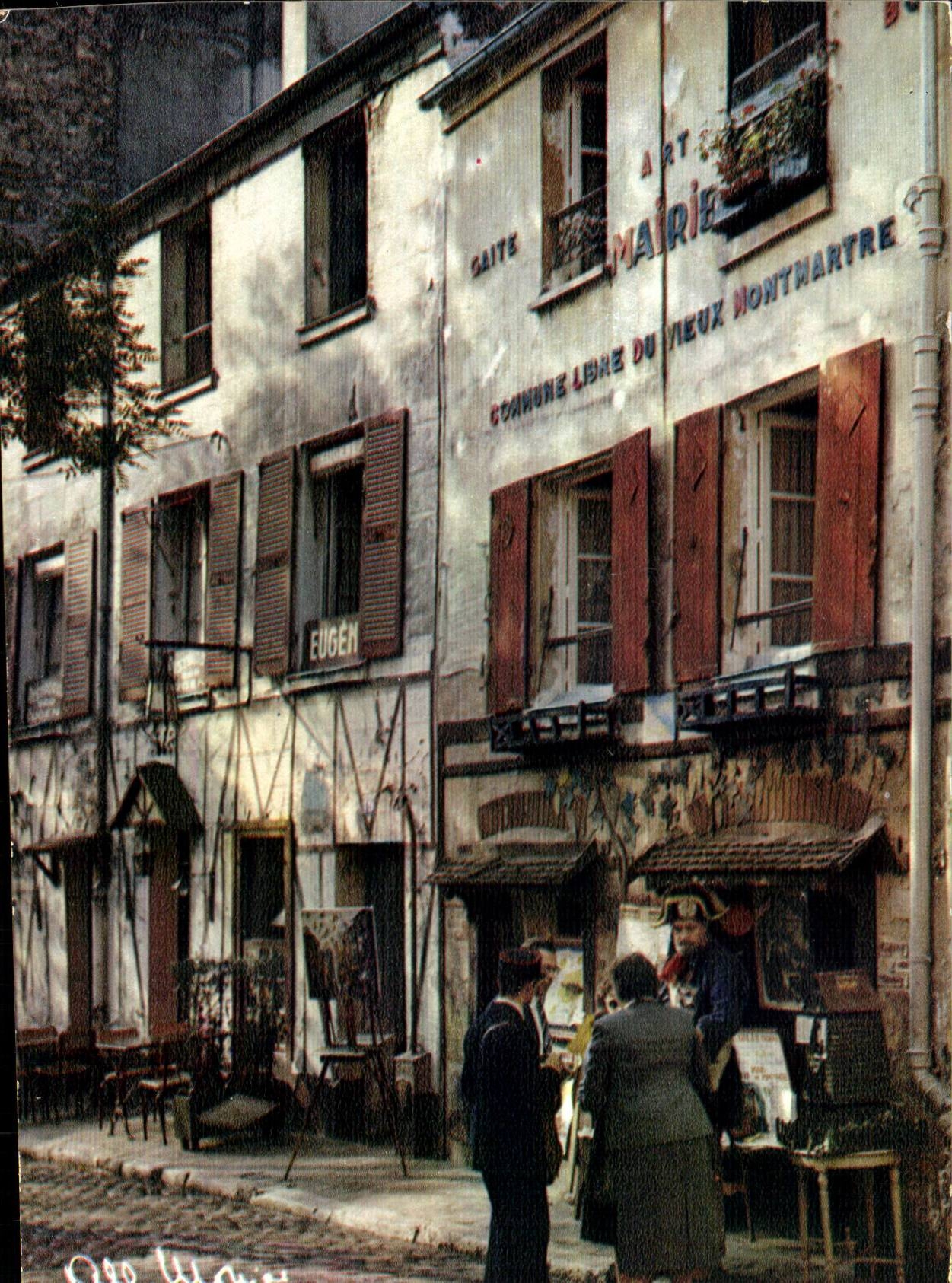 Paris 18 - Place du Tertre a Montmartre CPA 