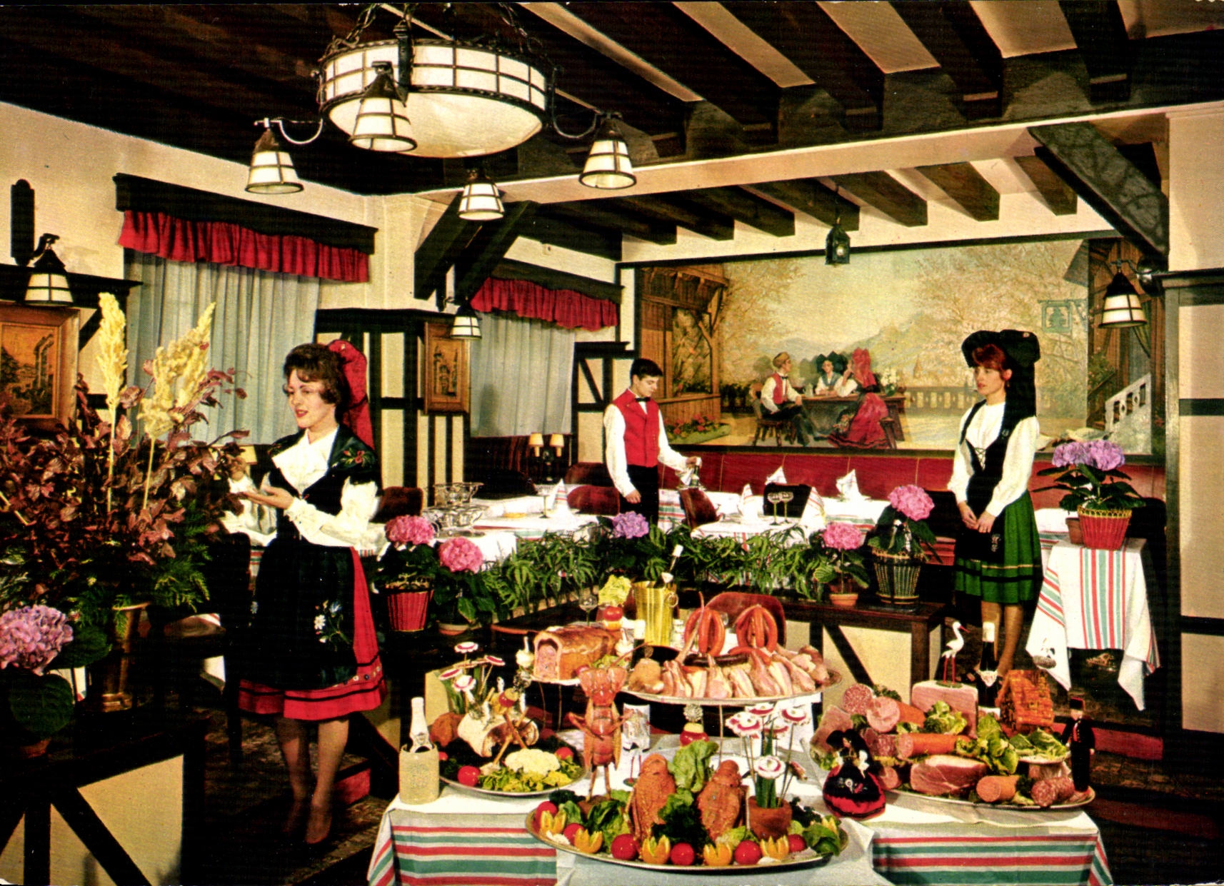 Paris 9 - L'Auberge de Riquewehr - 12 Faubourg Montmartre Restaurants - Dejeuners - Diners - Soupers - CPA 