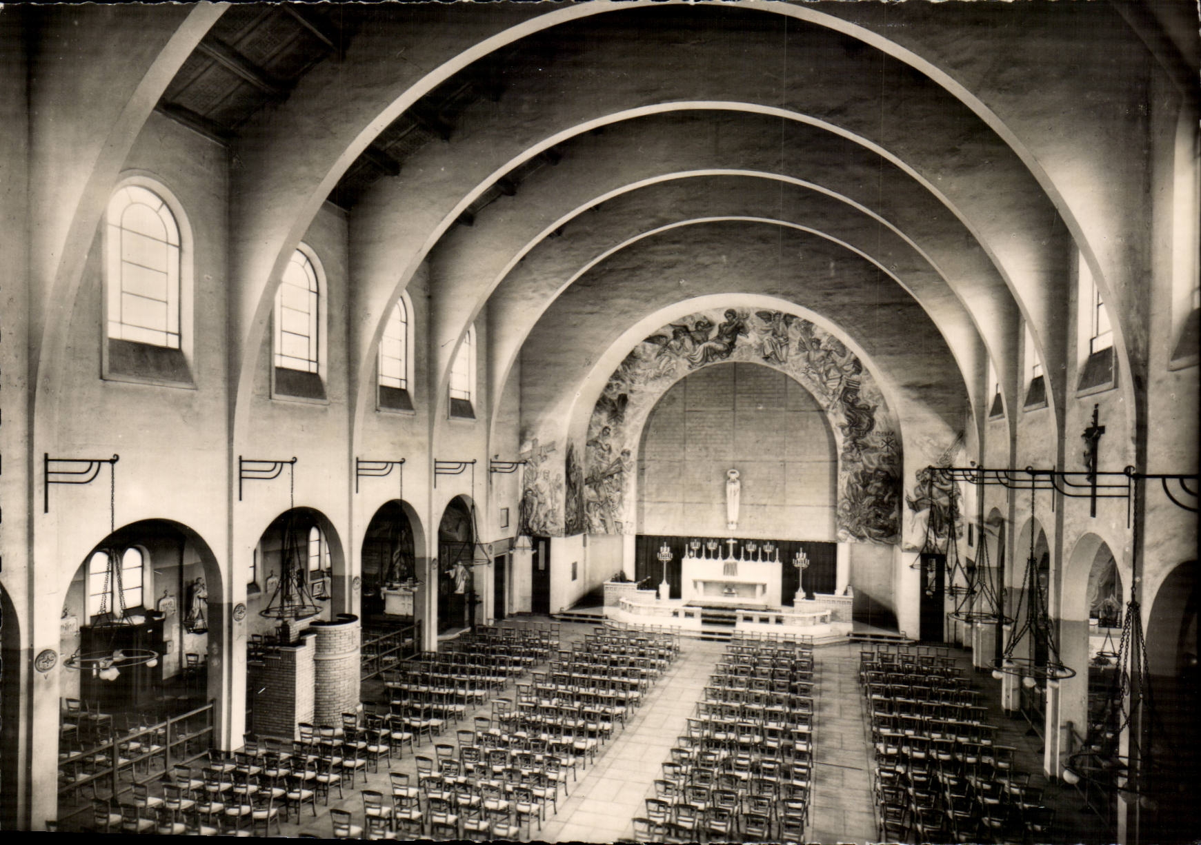 Paris 18 - Un Chantier du Cardinal - Eglise Saint Helene - 102 rue du Ruisseau CPA 