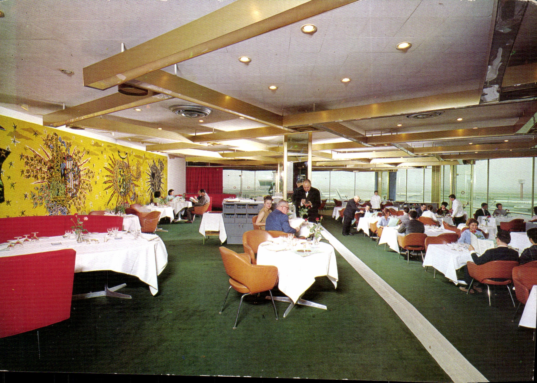 Paris - Aeroprt de Paris Orly - Restaurant Les Trois Soleils - Compagnie Internationale des Wagons Lits CPA 