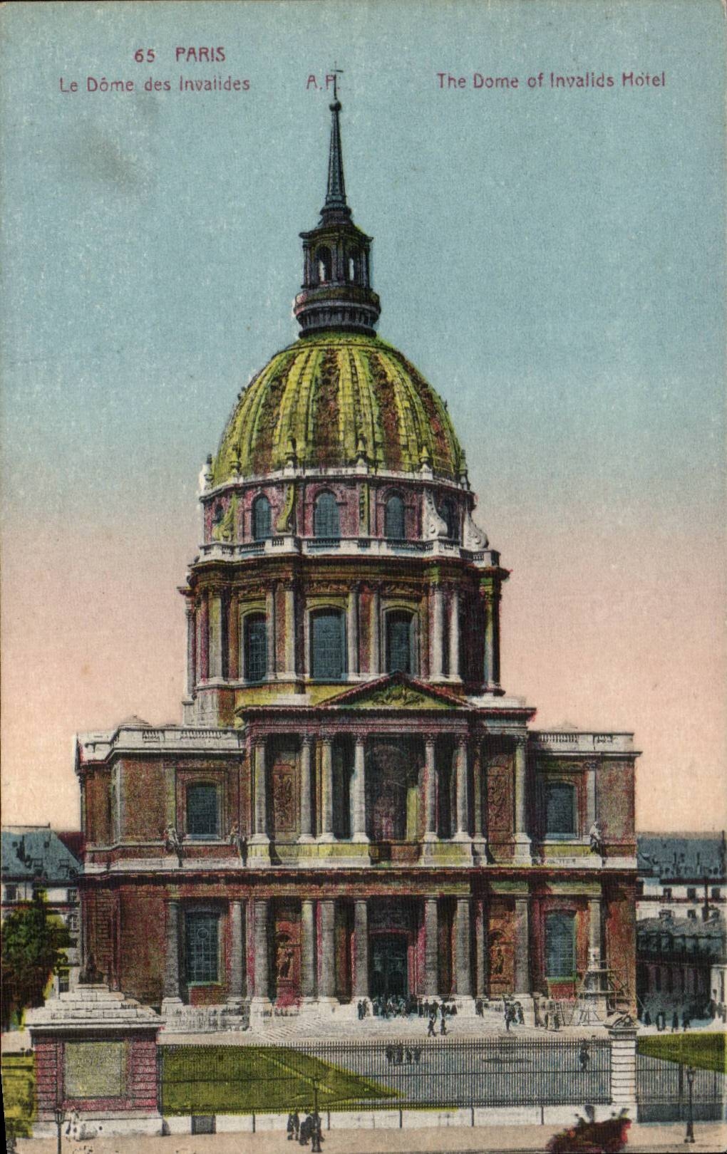 Paris 7 - The Dome of Invalides - CPA