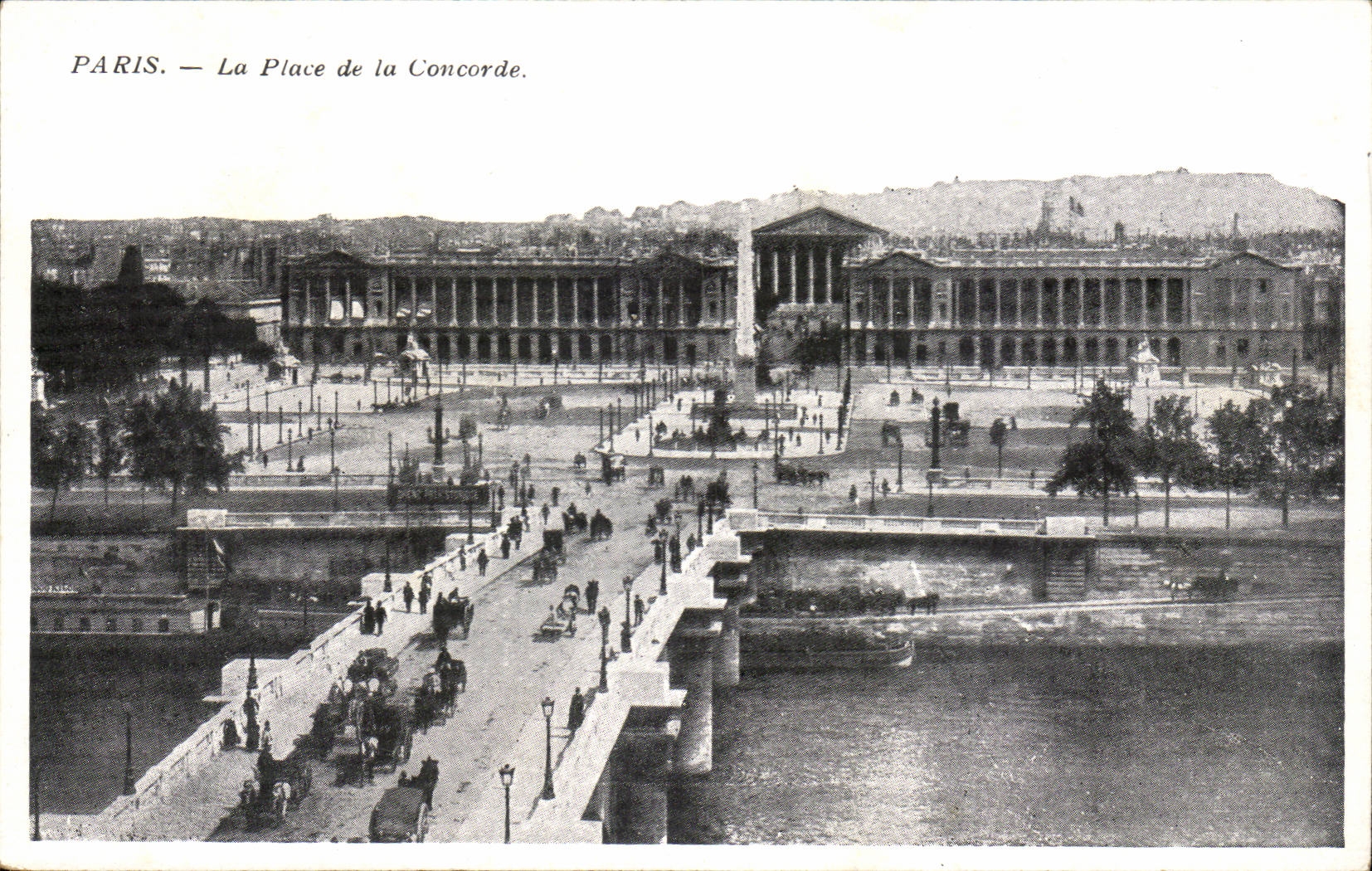 Paris 8 - The Place of the Harmony - CPA