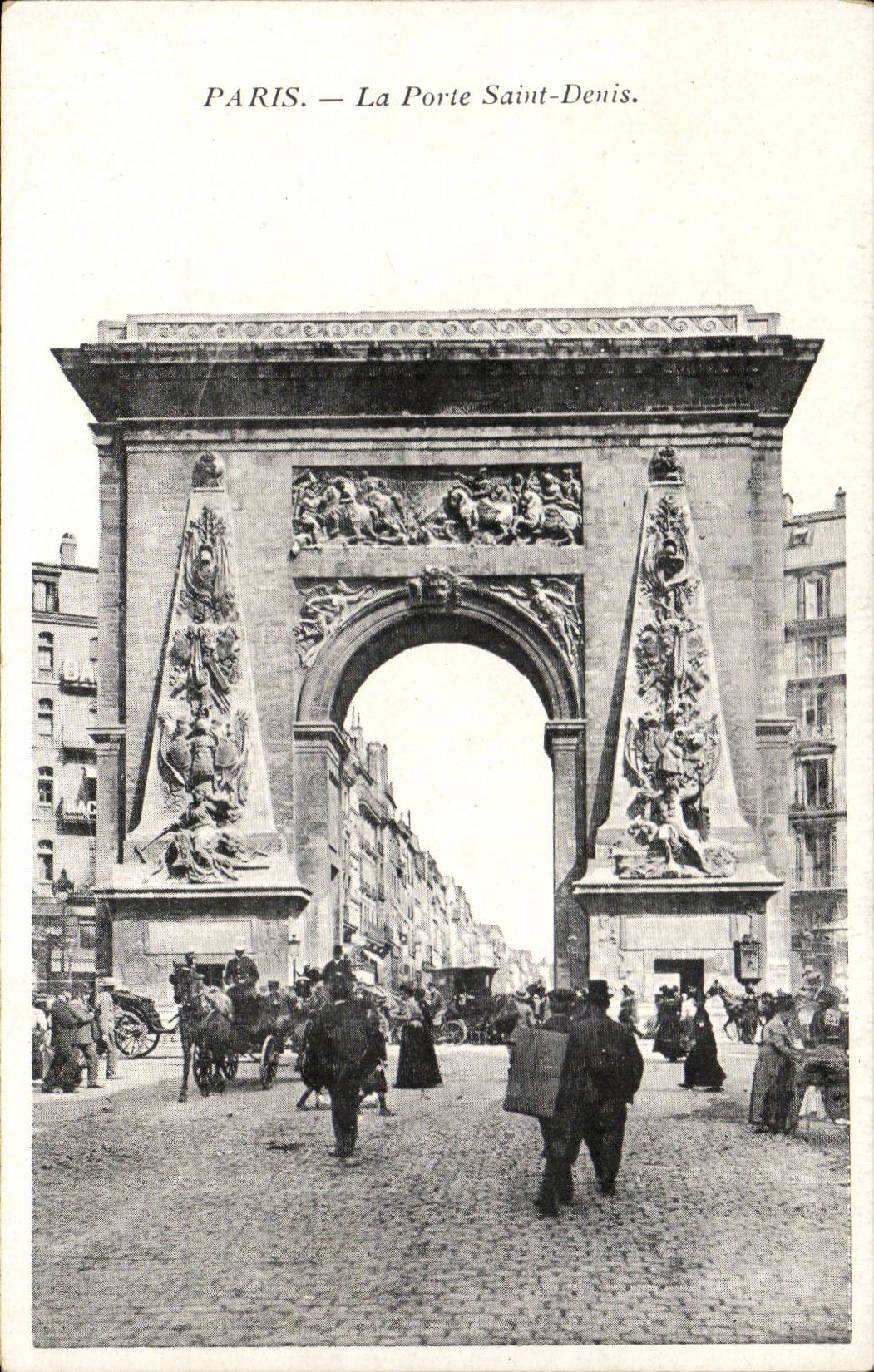 Paris 10 - The Gate Saint Denis - CPA