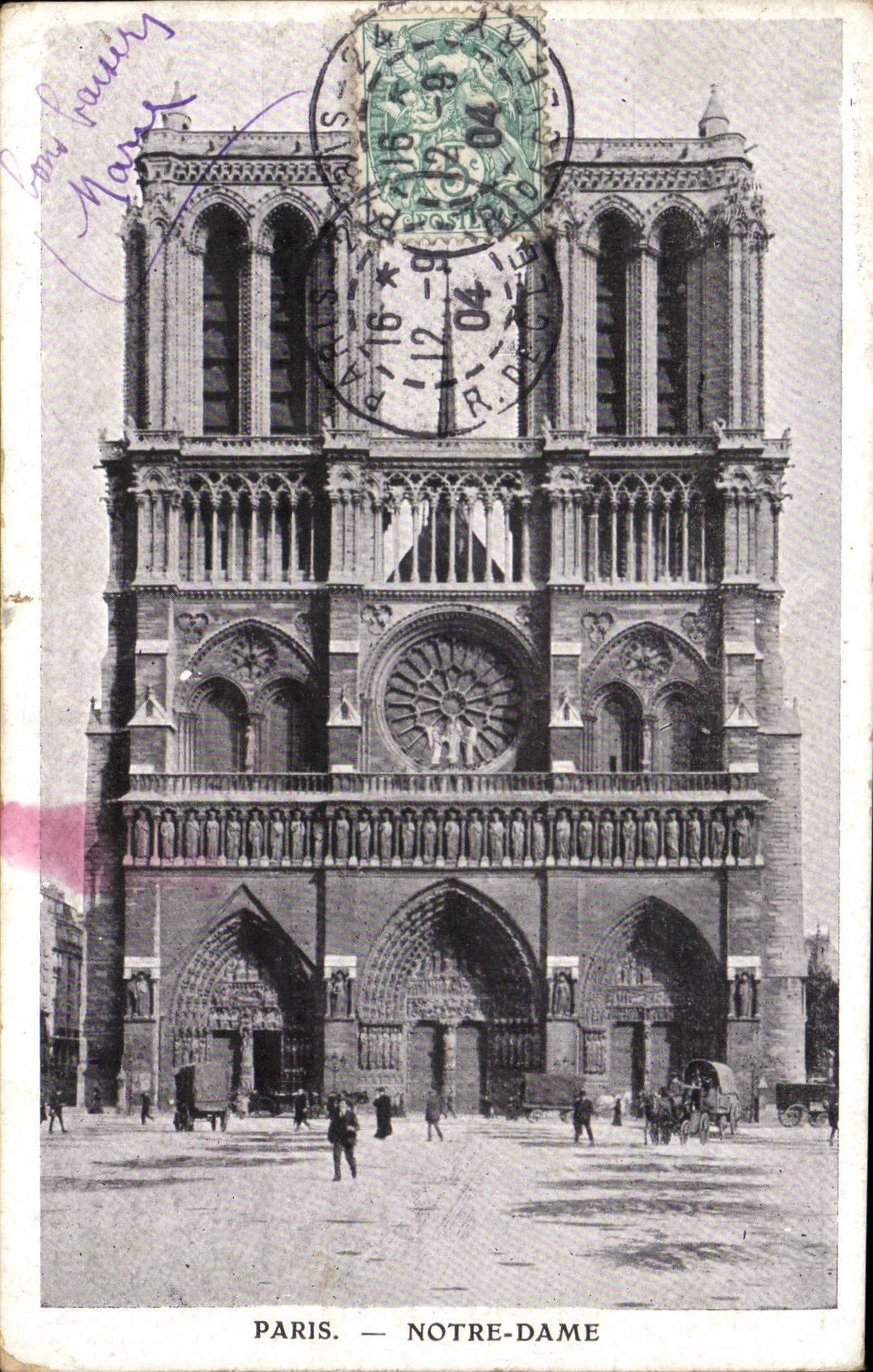 Paris 4 - Notre Dame - CPA 