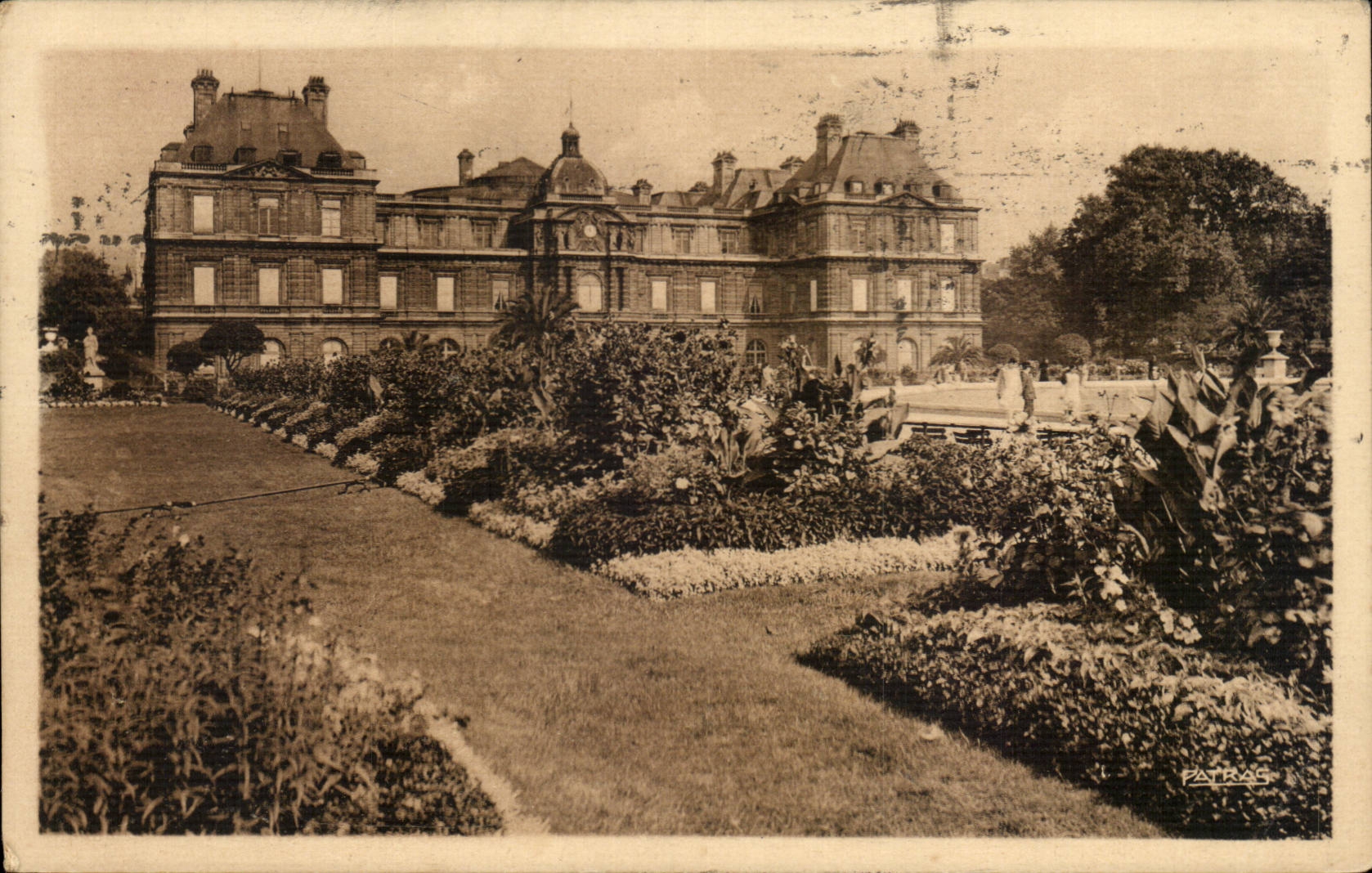 Paris - 6 - Pretty Corners of Paris - Garden and Palate of Luxembourg - CPA