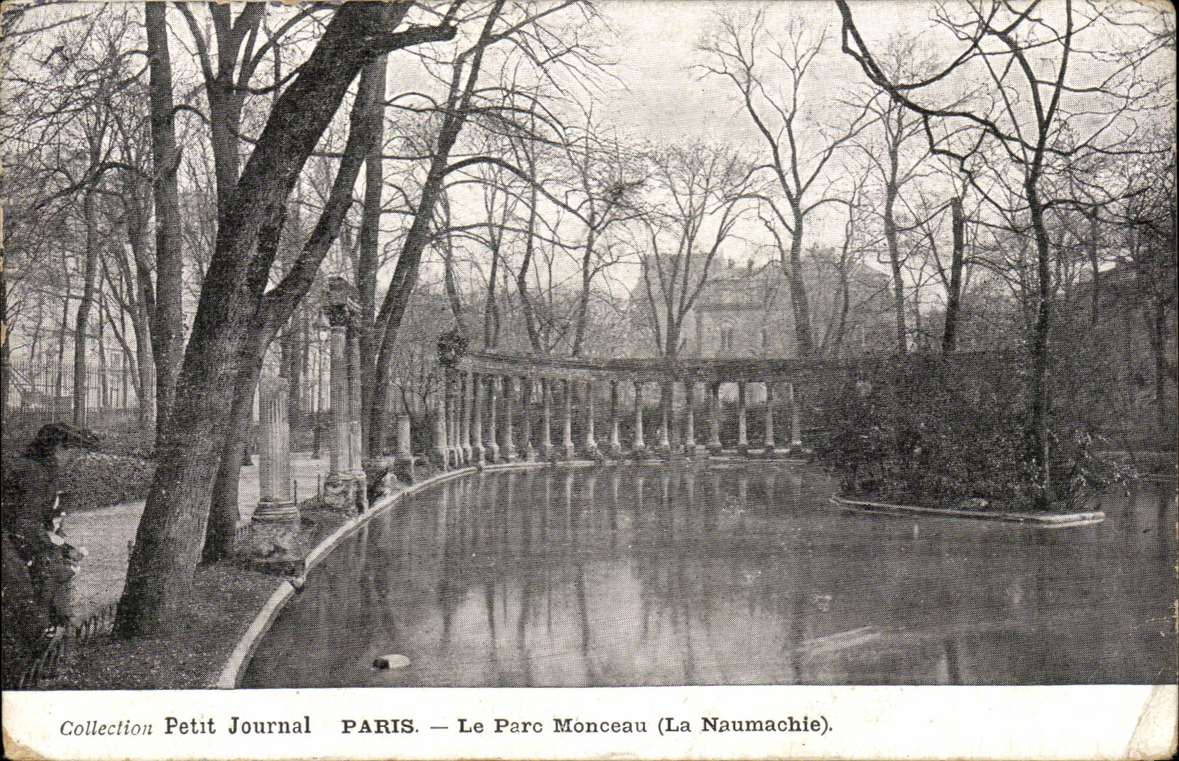 Paris - 8 - Collection Small Newspaper - the Park Heap - Naumachie - CPA