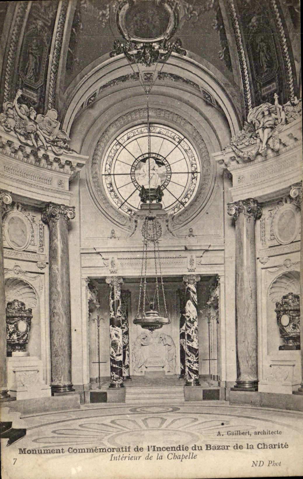 Paris - 16 - Monument Commemoratif de l'Incendie du Bazar de la Charite - CPA