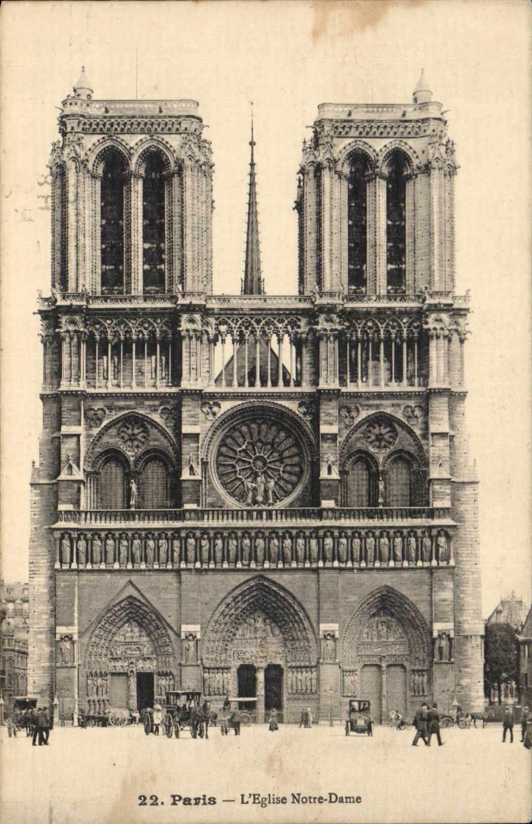 Paris - 4 - Notre Dame CPA 