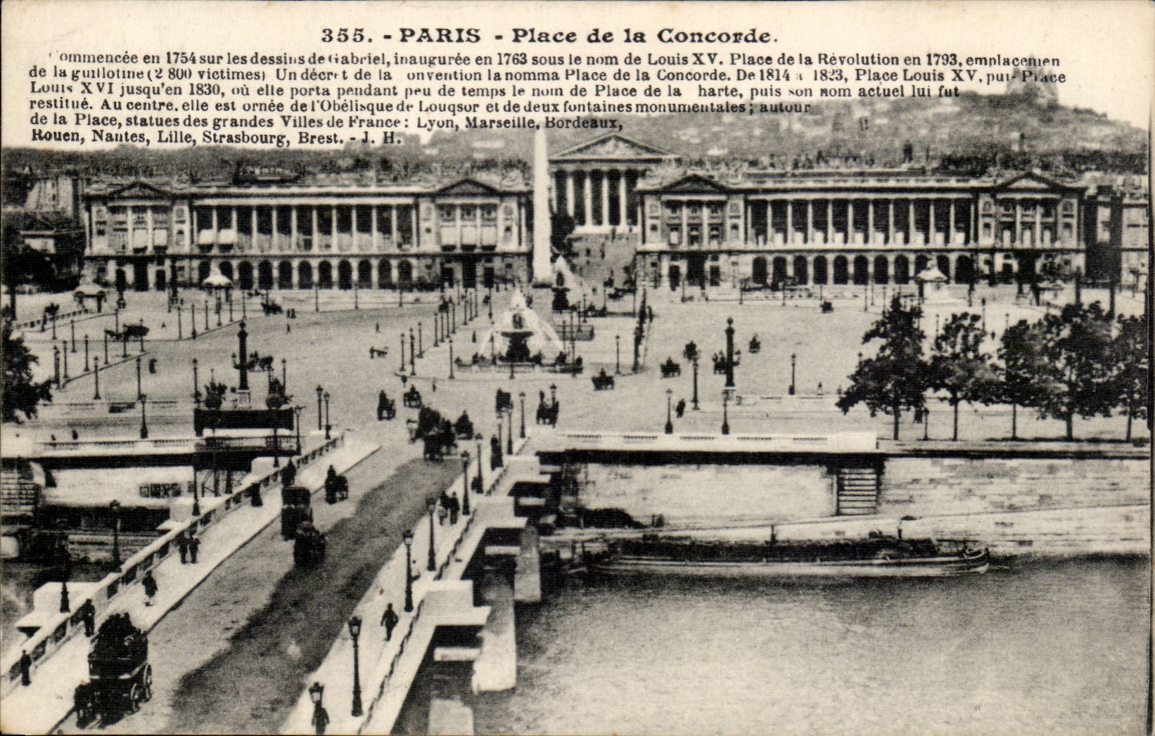 Paris - 8 - Place of the Harmony - CPA