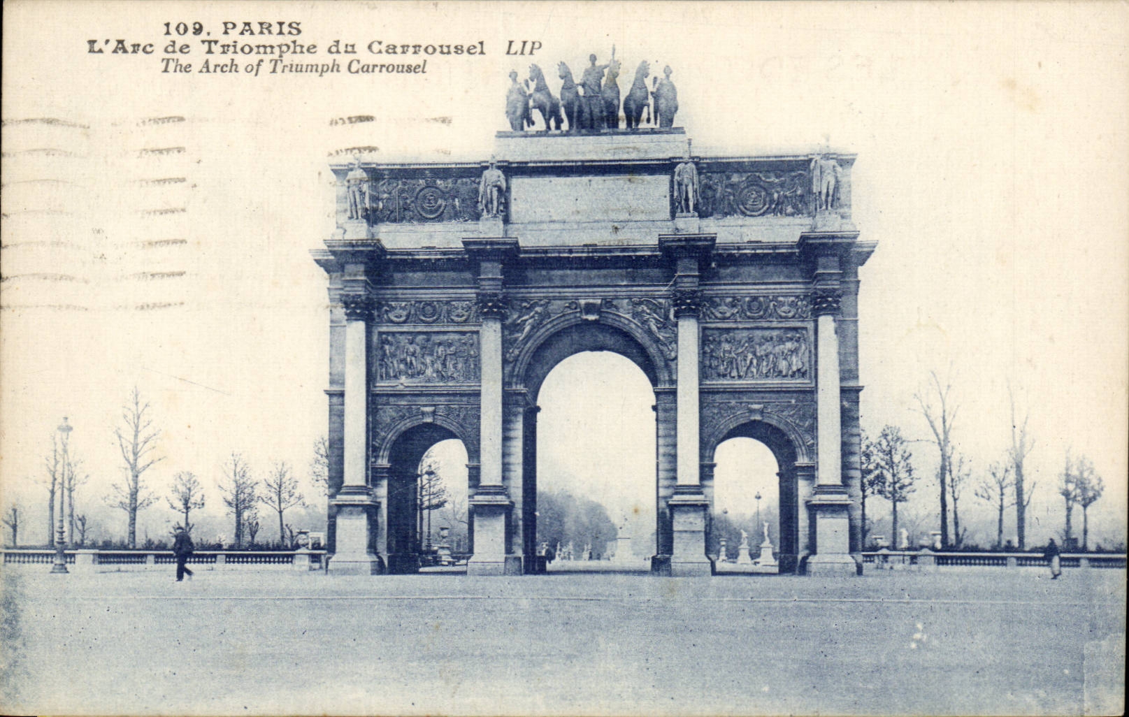 Paris - 1 - L'Arc de Triomphe de Carrousel - CPA 