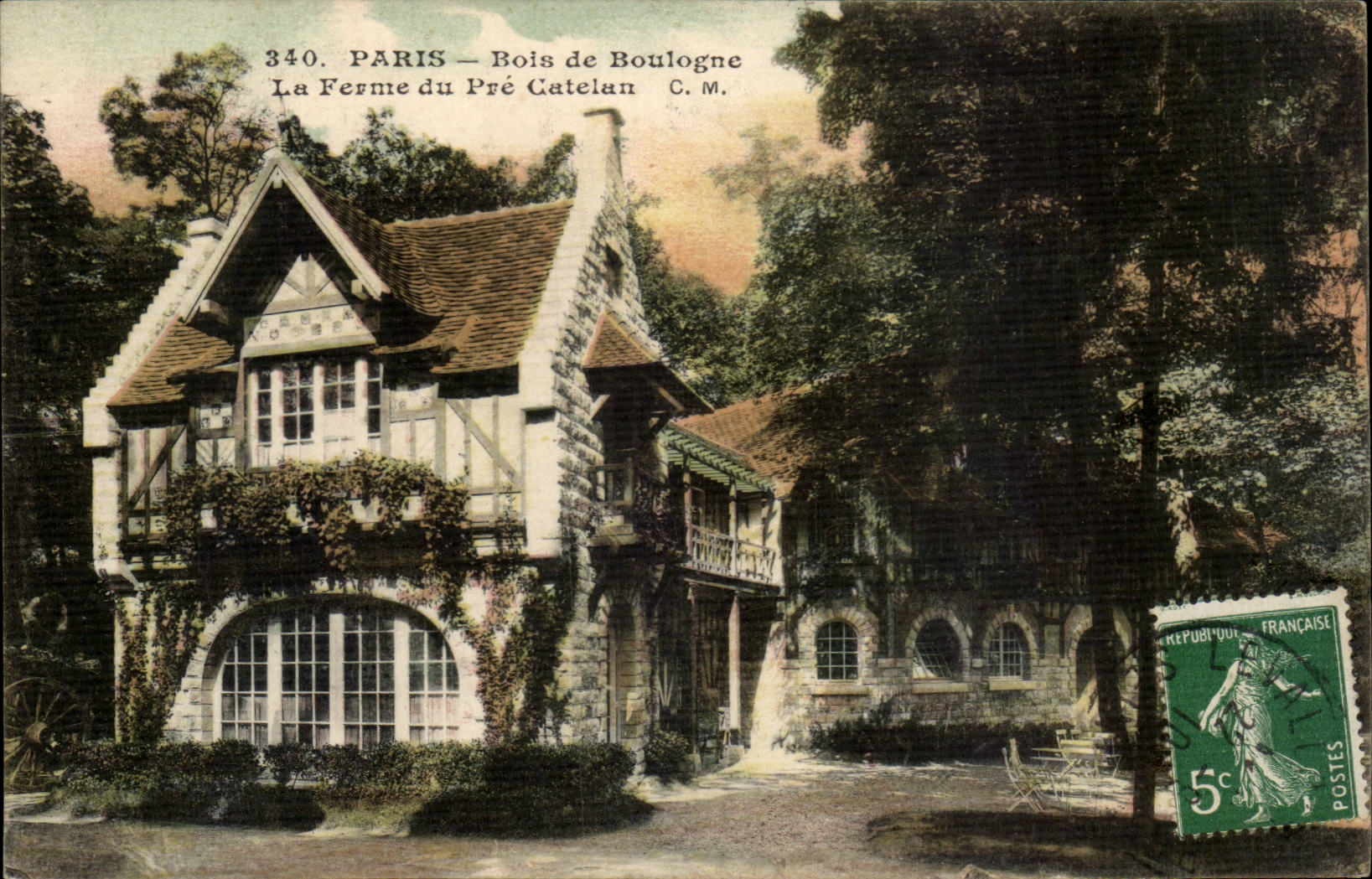 Paris - 16 - Le Bois de Boulogne - La Ferme du pre Catalan - CPA 