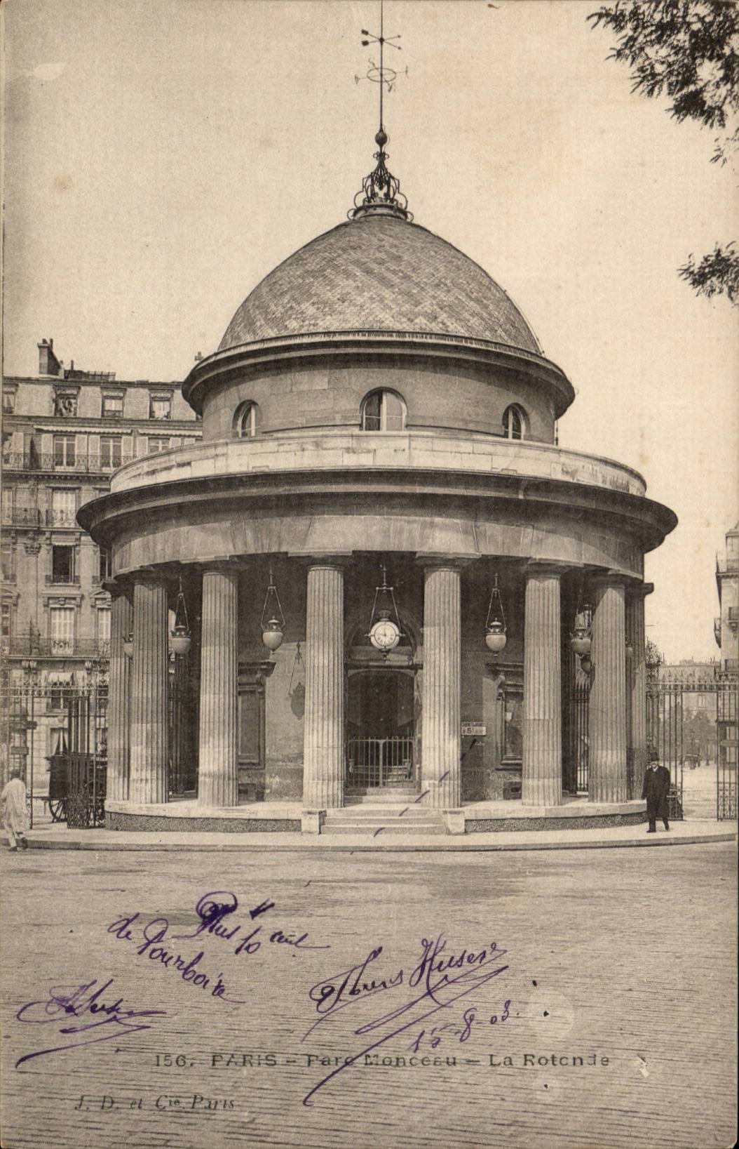Paris - 8 - Park Heap - Rotunde CPA
