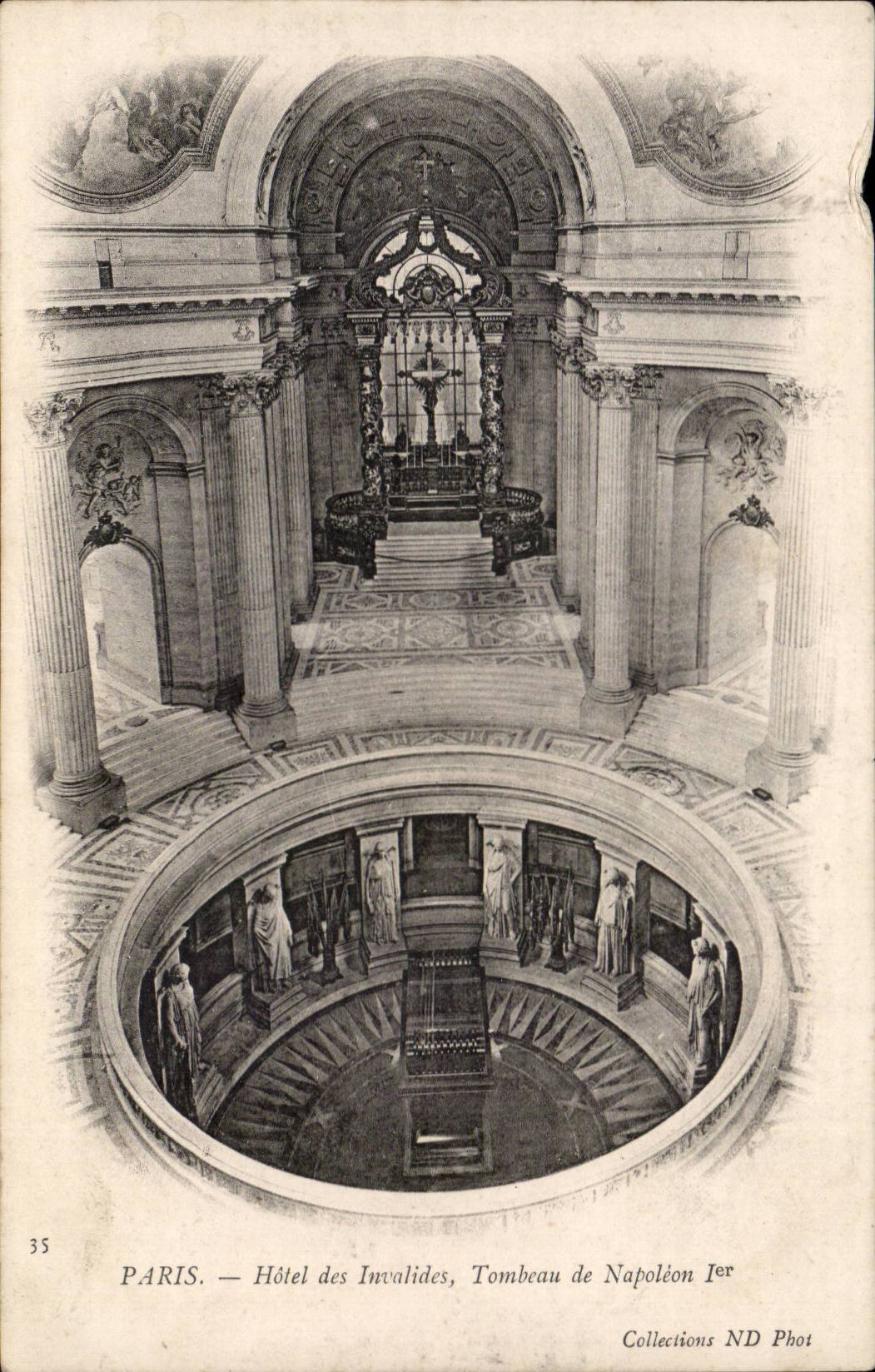 Paris - 7 - Hotel of Invalides - Tomb of Napoleon 1 CPA