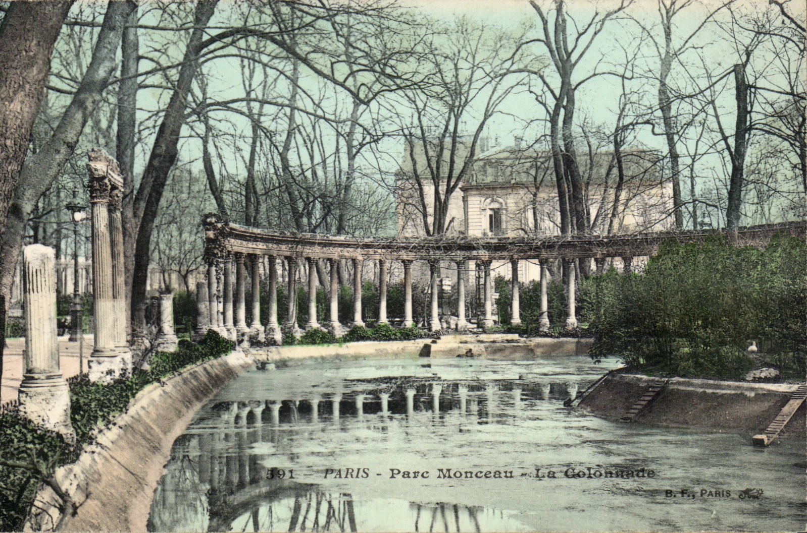 Paris - 7 - Park Heap - Colonnade CPA