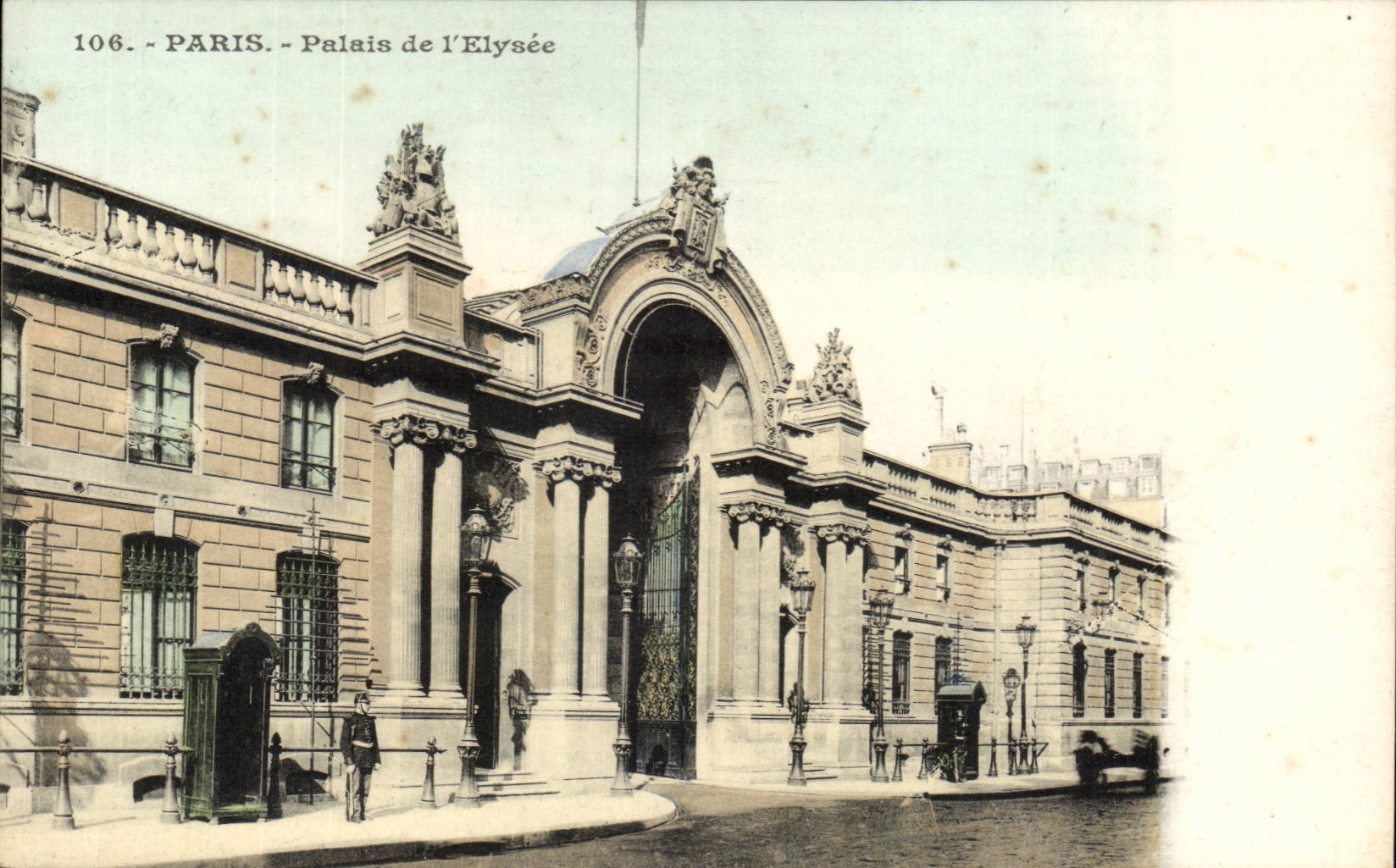 Paris - 8 - Palais de l'Elysee CPA 