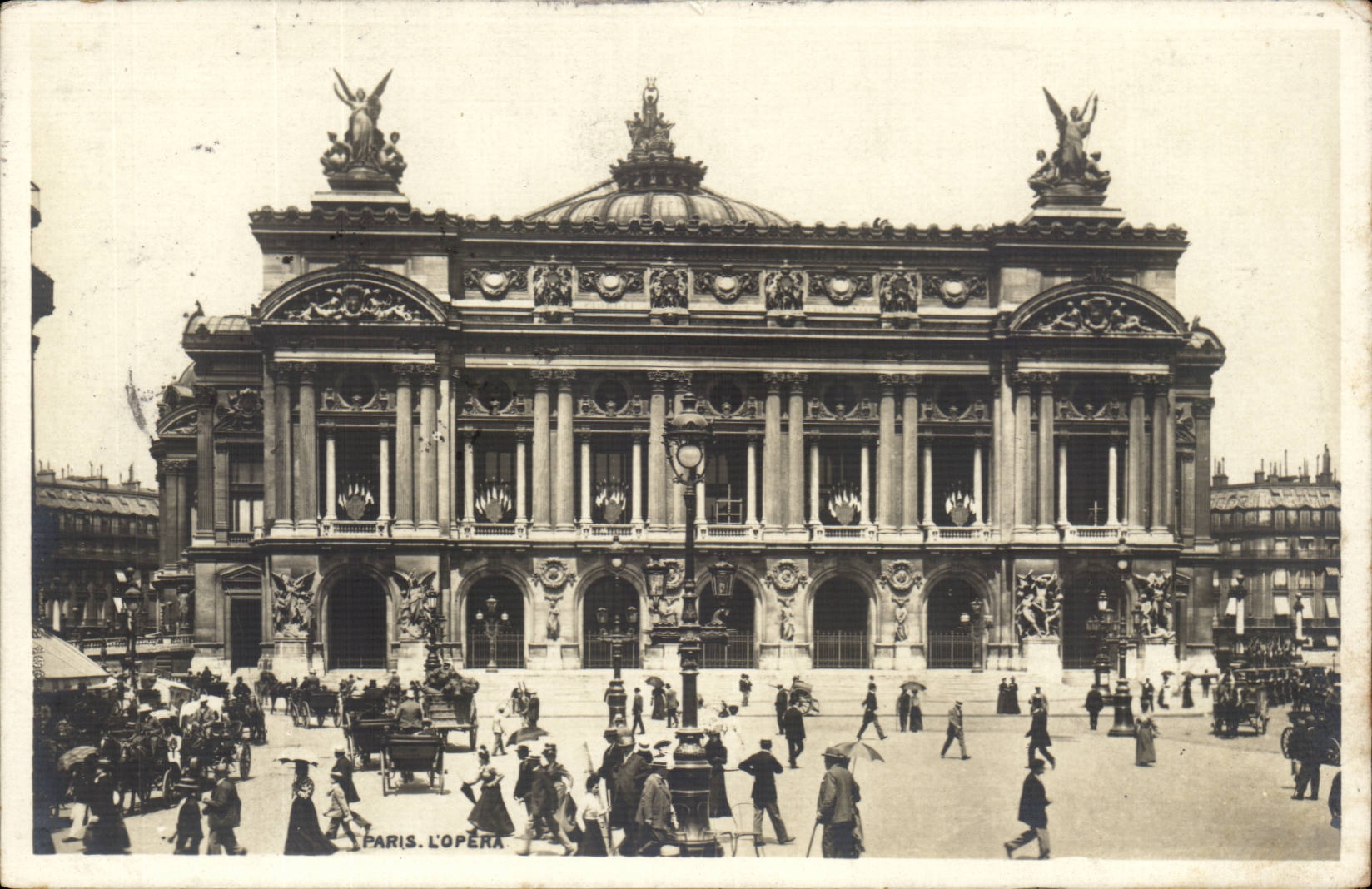 Paris - 9 - L'Opera CPA 