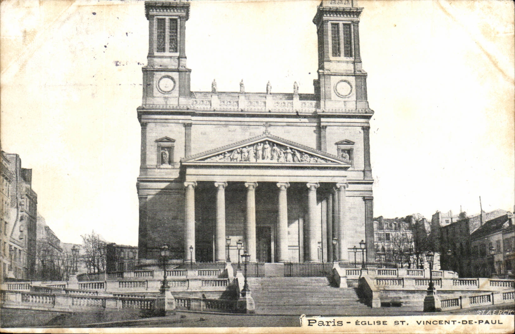 Paris - 10 Church Saint Vincent of Paul - CPA