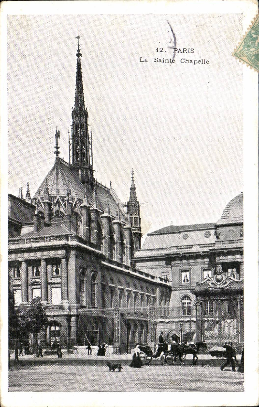 Paris - 1 - La Sainte Chapelle CPA 