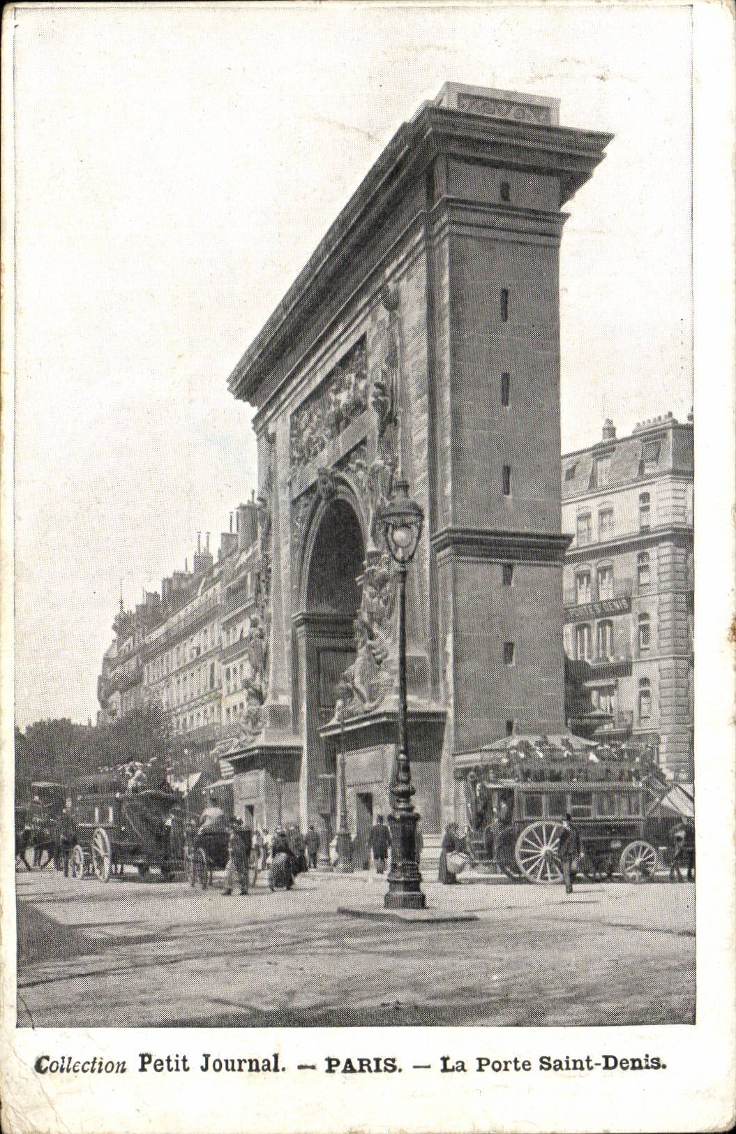 Paris 10 Gate Saint Denis - Collection Small Newspaper CPA