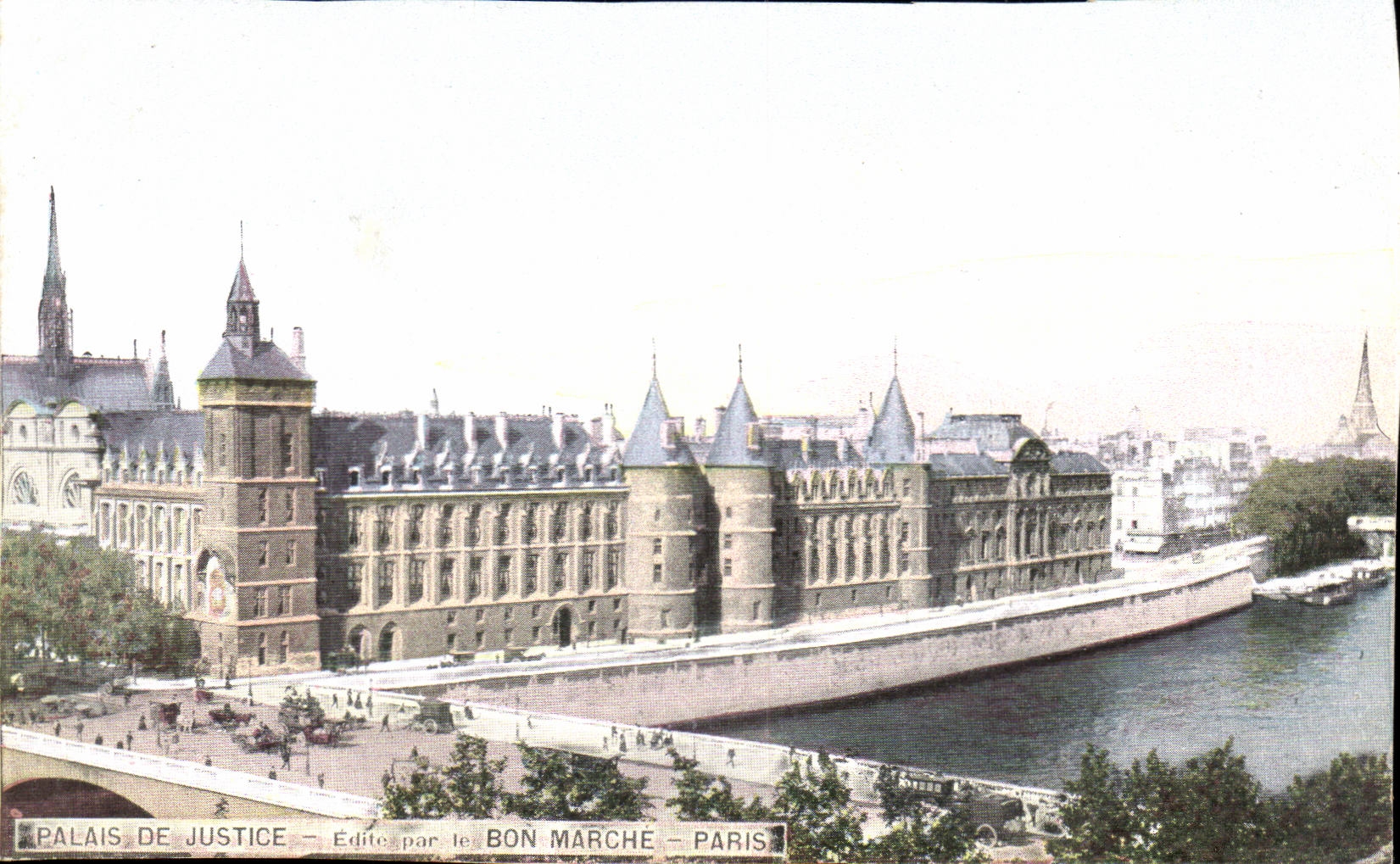 Paris 1 - Palais de Justice - Edite par le Bon Marche CPA 