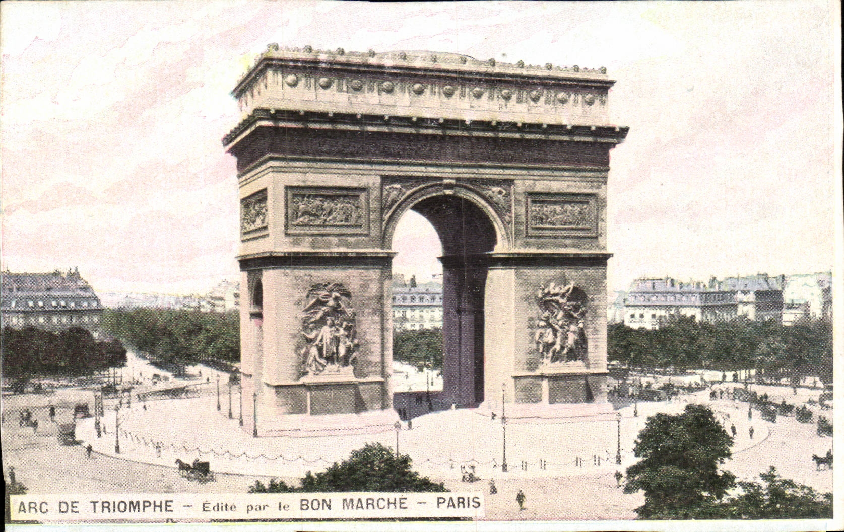 Paris 8 - Arc de Triomphe - Publishes by Bon Marche the CPA